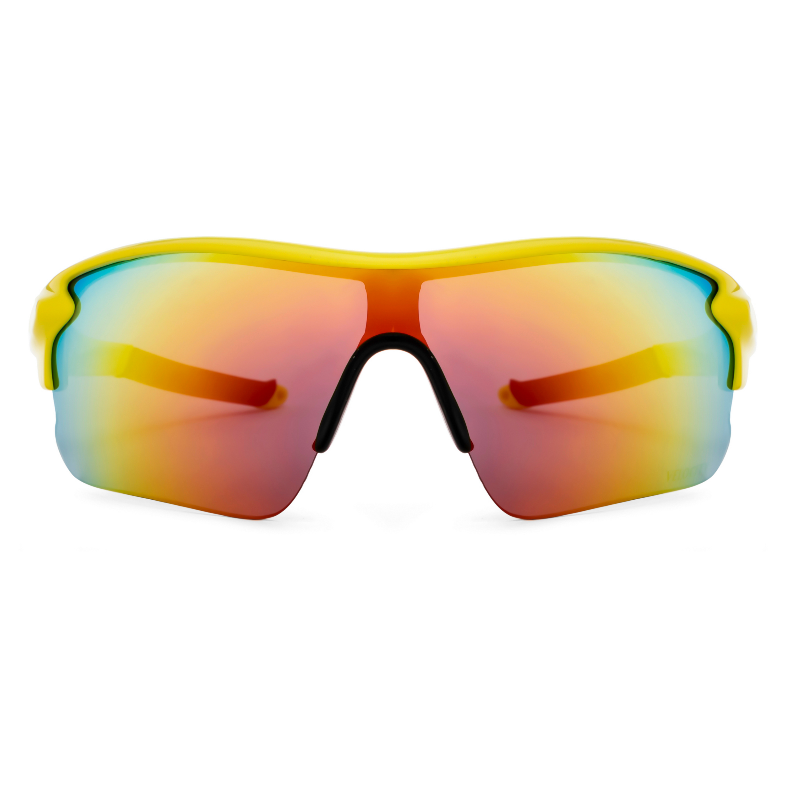 Velocity Sunglasses | Yellow and Multi Color | 100% UV Protected | Polycarbonate Sports Sunglasses for Men