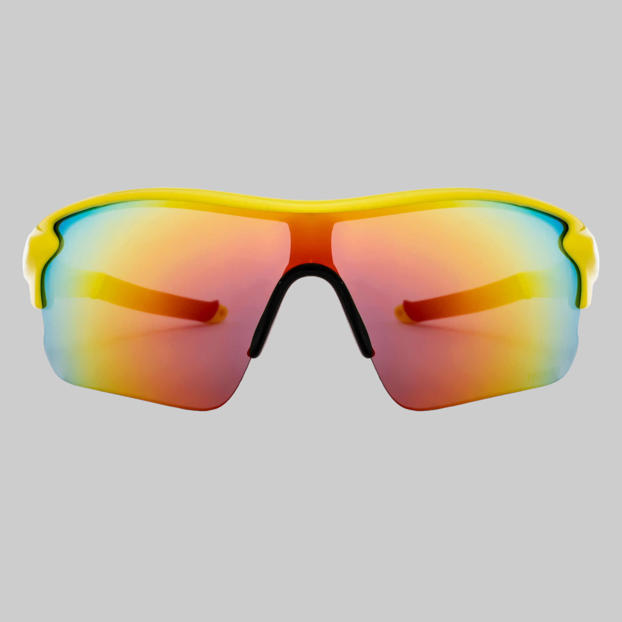 Velocity Sunglasses | Yellow and Multi Color | 100% UV Protected | Polycarbonate Sports Sunglasses for Men