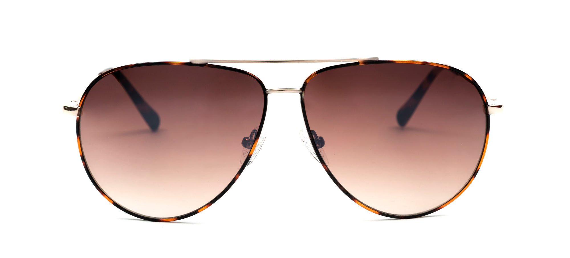 Velocity Luxe De Paris 104 Demi Brown Aviator Sunglass