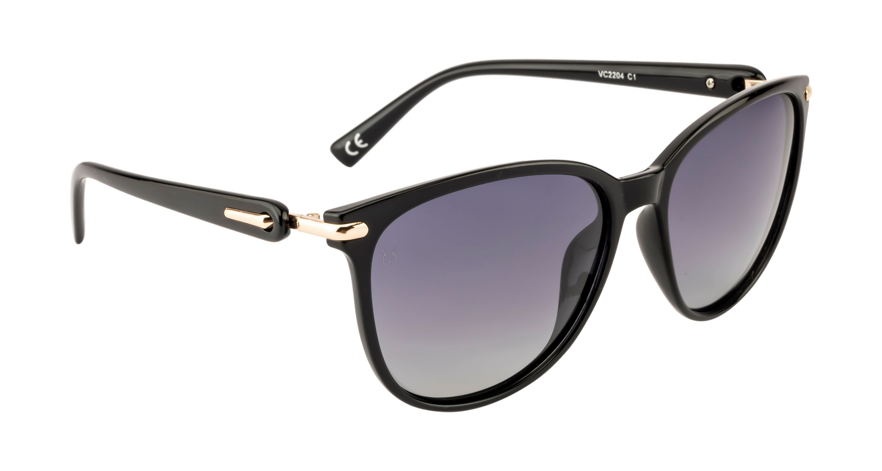 Velocitry Polarized Oval Gradient Smoke  POL Sunglasses