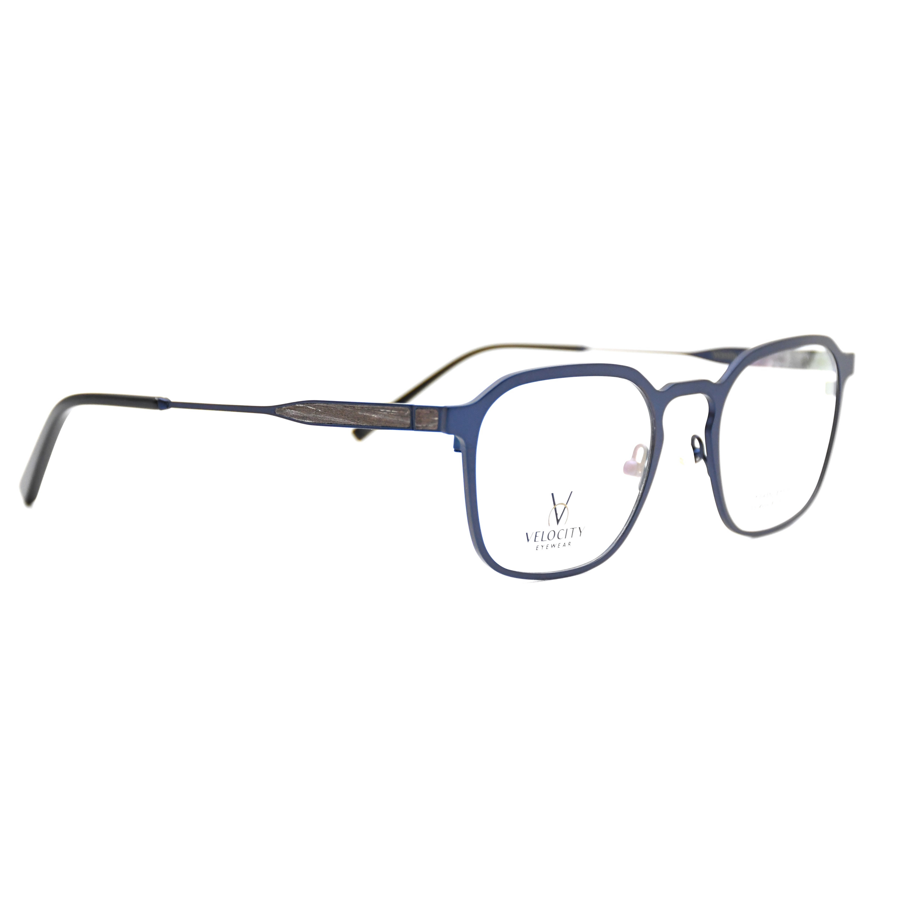 Velocity Rectangle Full Rim Metal Eyeglasses - 4032M-M7