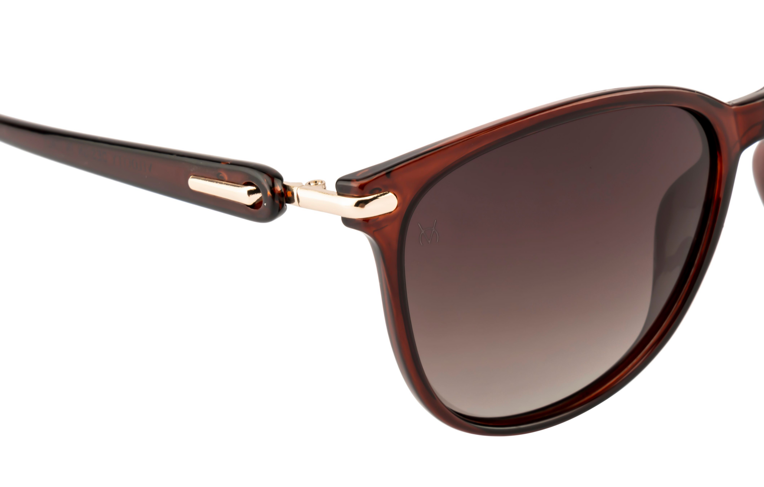 Velocity Polarized Oval Gradient Brown POL Sunglasses