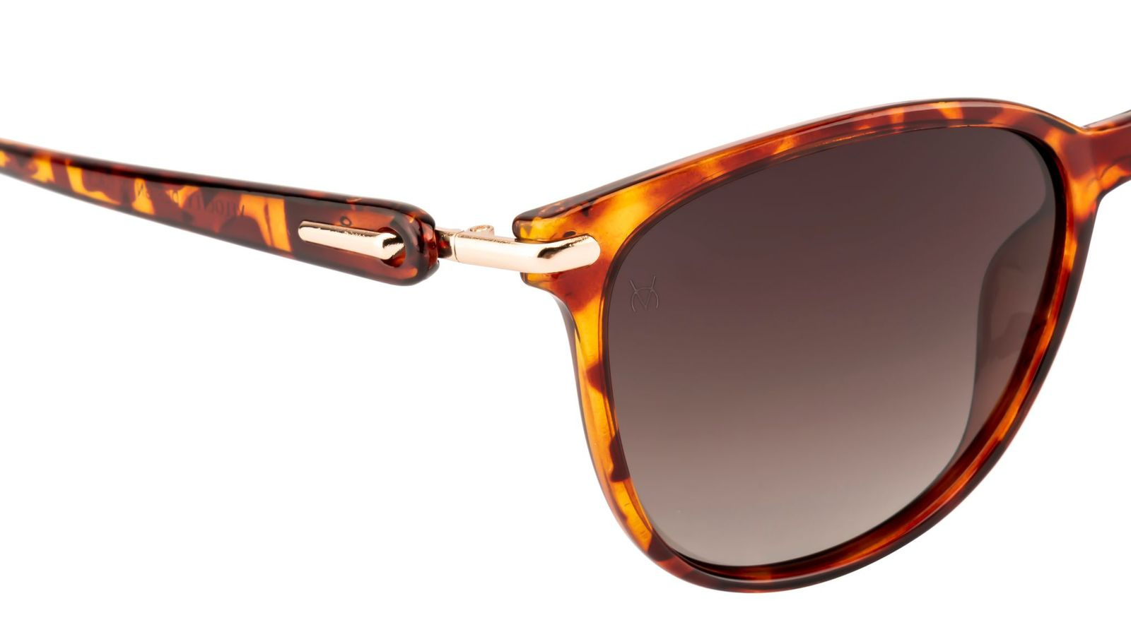 Velocity Oval Gradient Brown POL Polarized Sunglasses