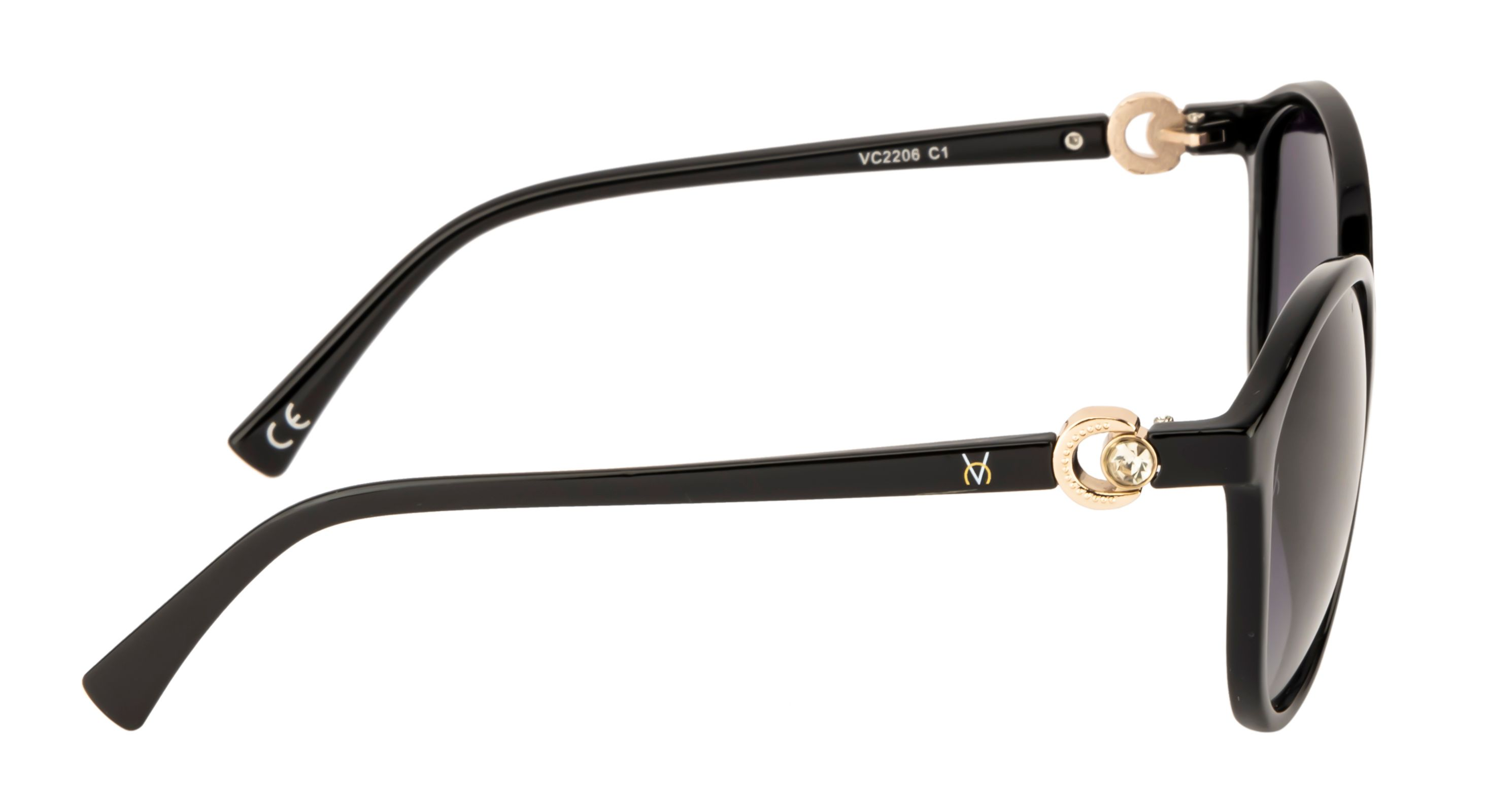 Velocity Polarized Oval  POL Gradient Smoke Sunglasses