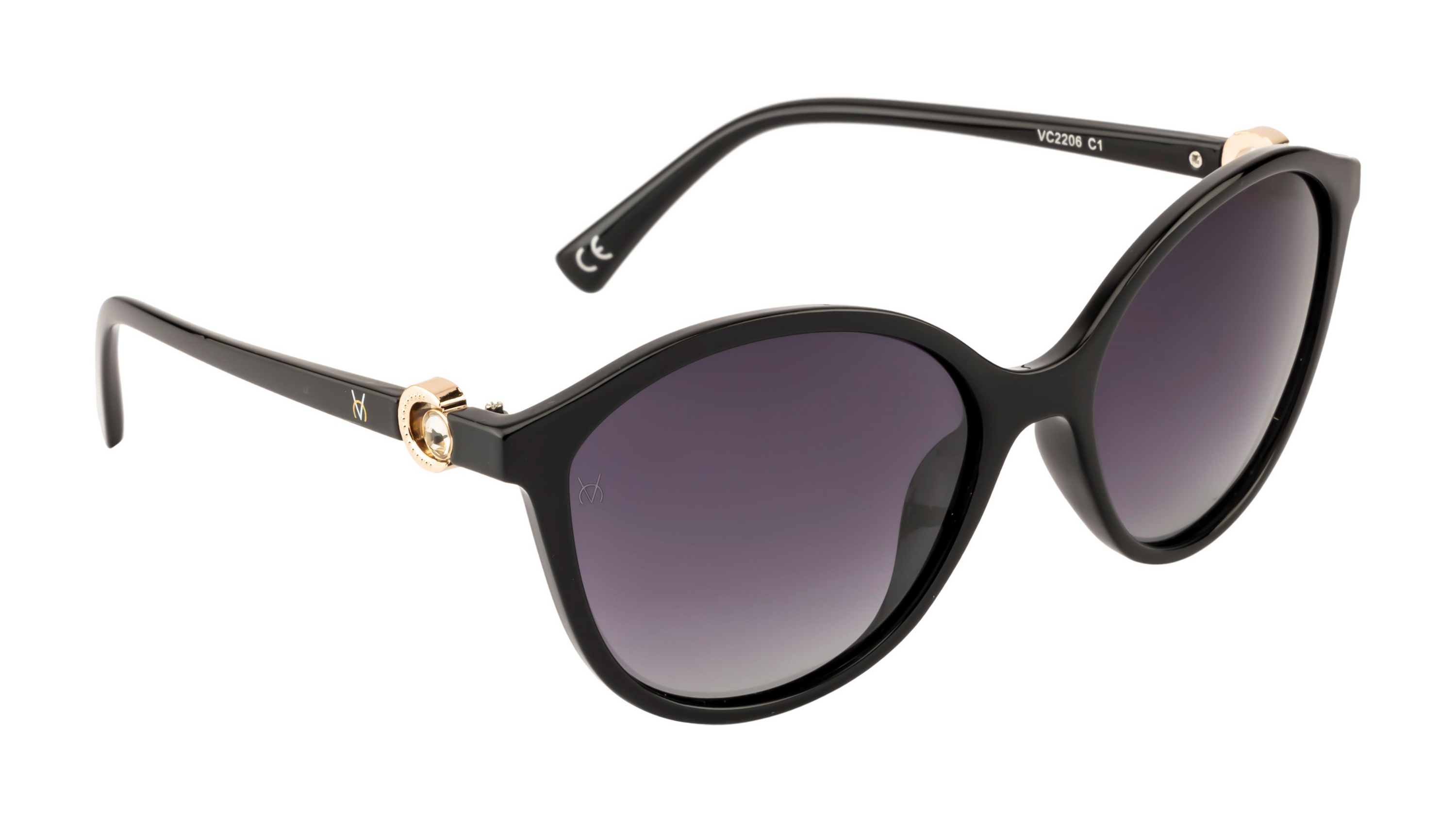 Velocity Polarized Oval  POL Gradient Smoke Sunglasses