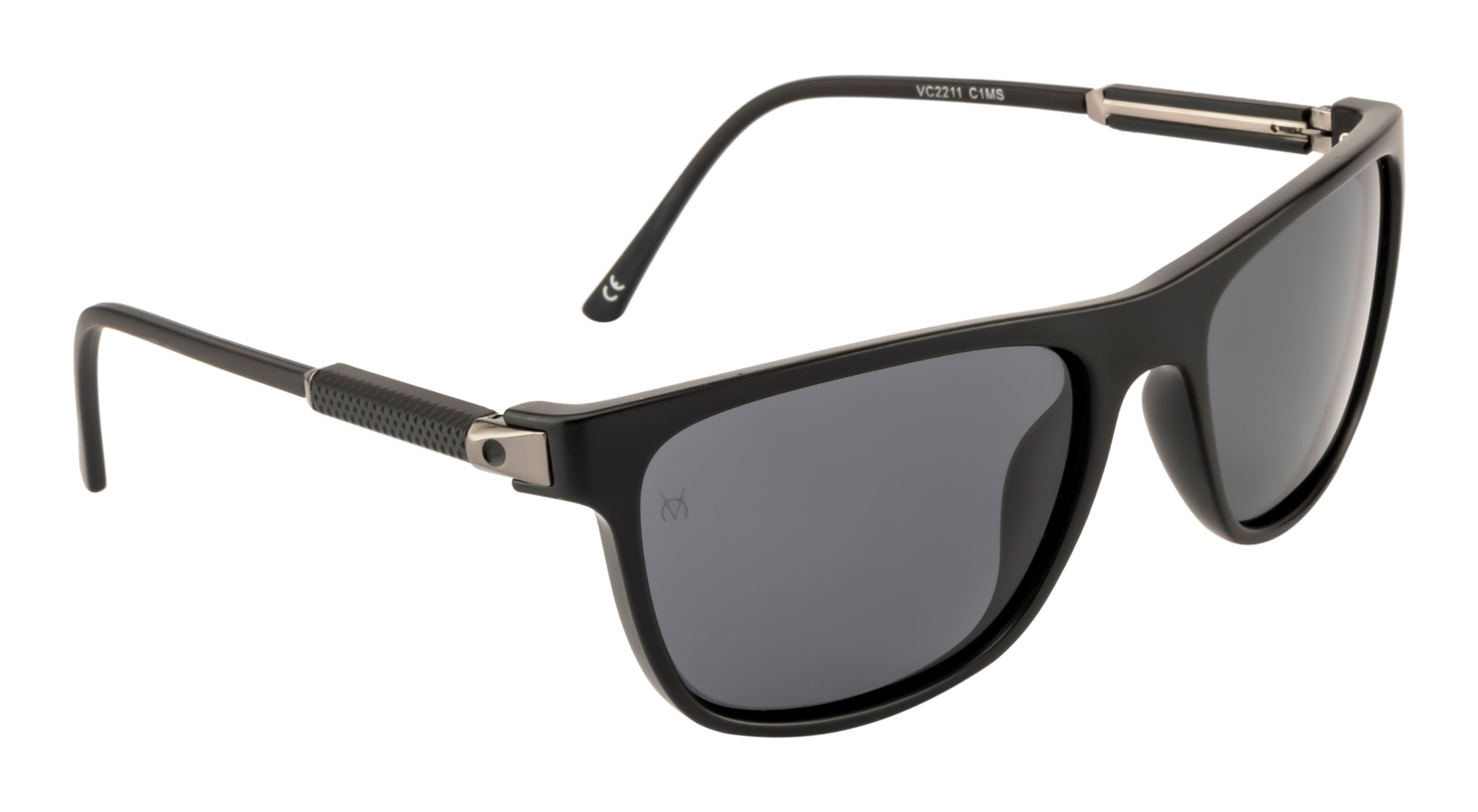 Velocity Polarized Rectangular Dark Grey Series POL Sunglasses for Men