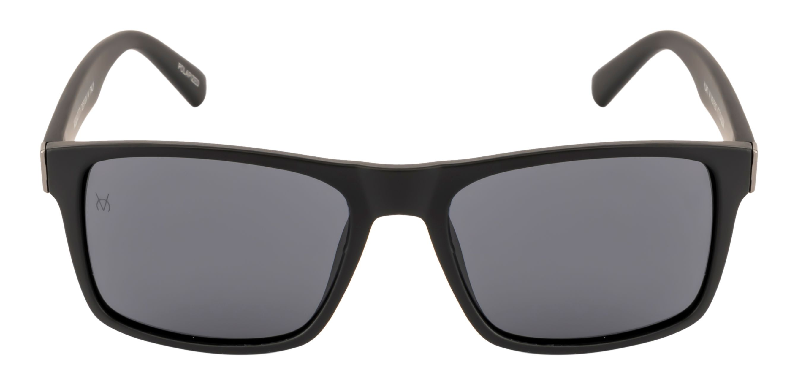 Velocity Polarized  POL Rectangular Eyewear Series Retro Square Sunglasses (For Men, Black)