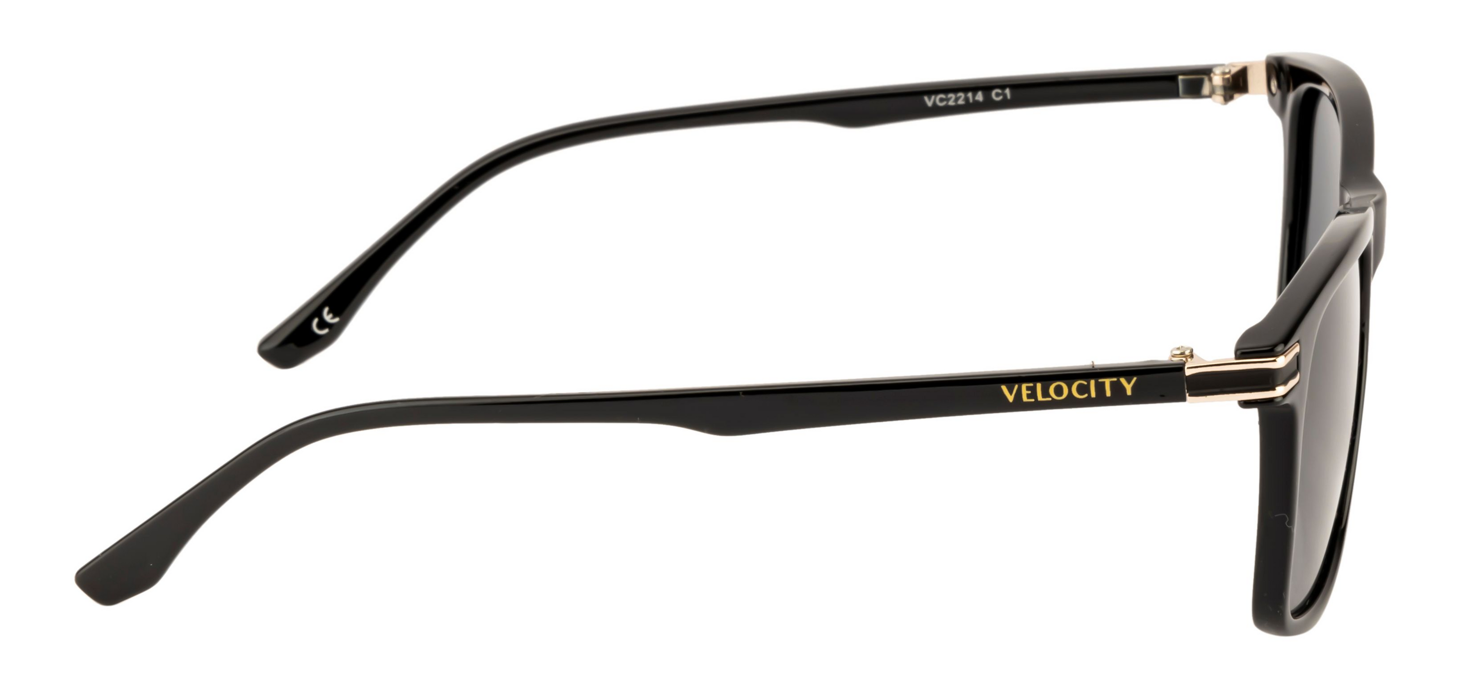 Velocity Dark Gray Polarized Rectangular Series POL Sunglasses for Men