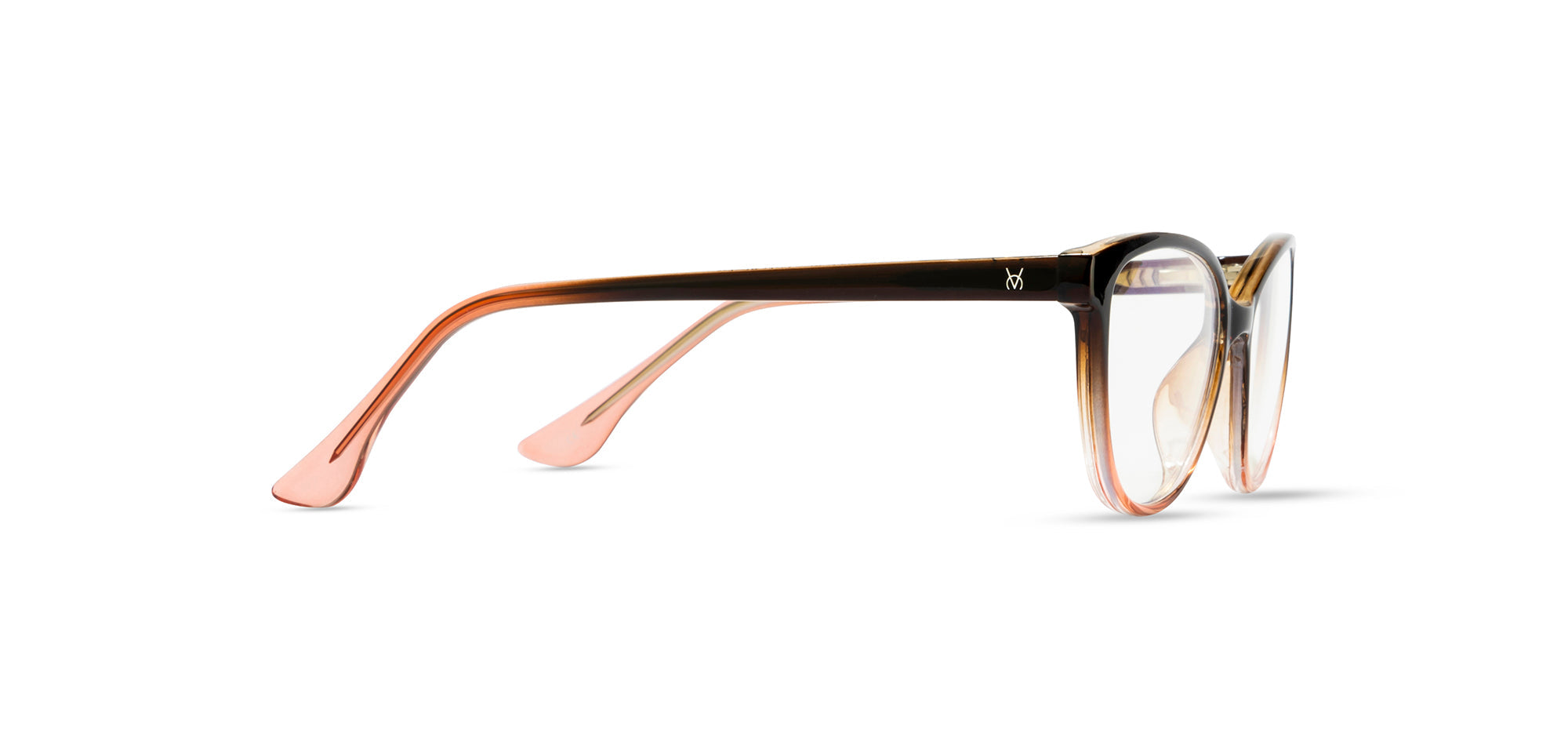 Velocity Full Rim Cat Eye Anti Glare  Blue Cut Brown Frame