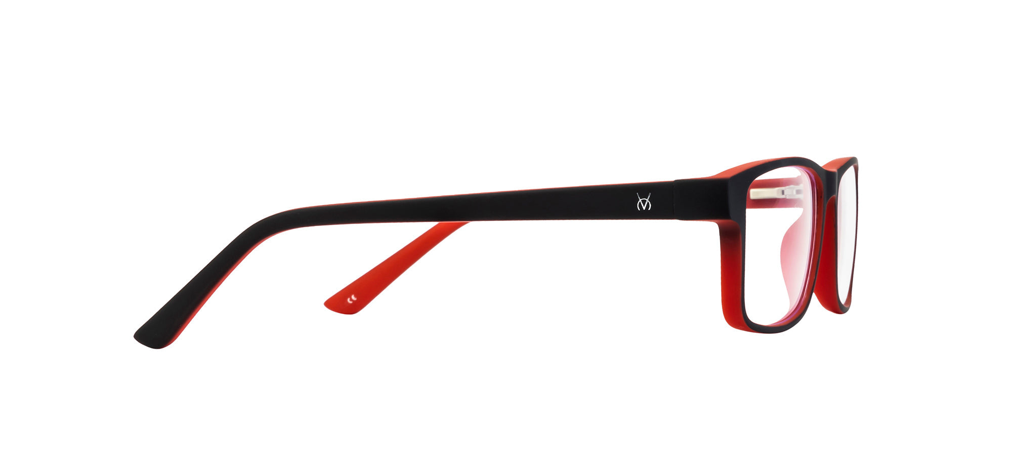 Velocity Full Rim Square Anti Glare  Blue Cut VHT77 Red Black Frame