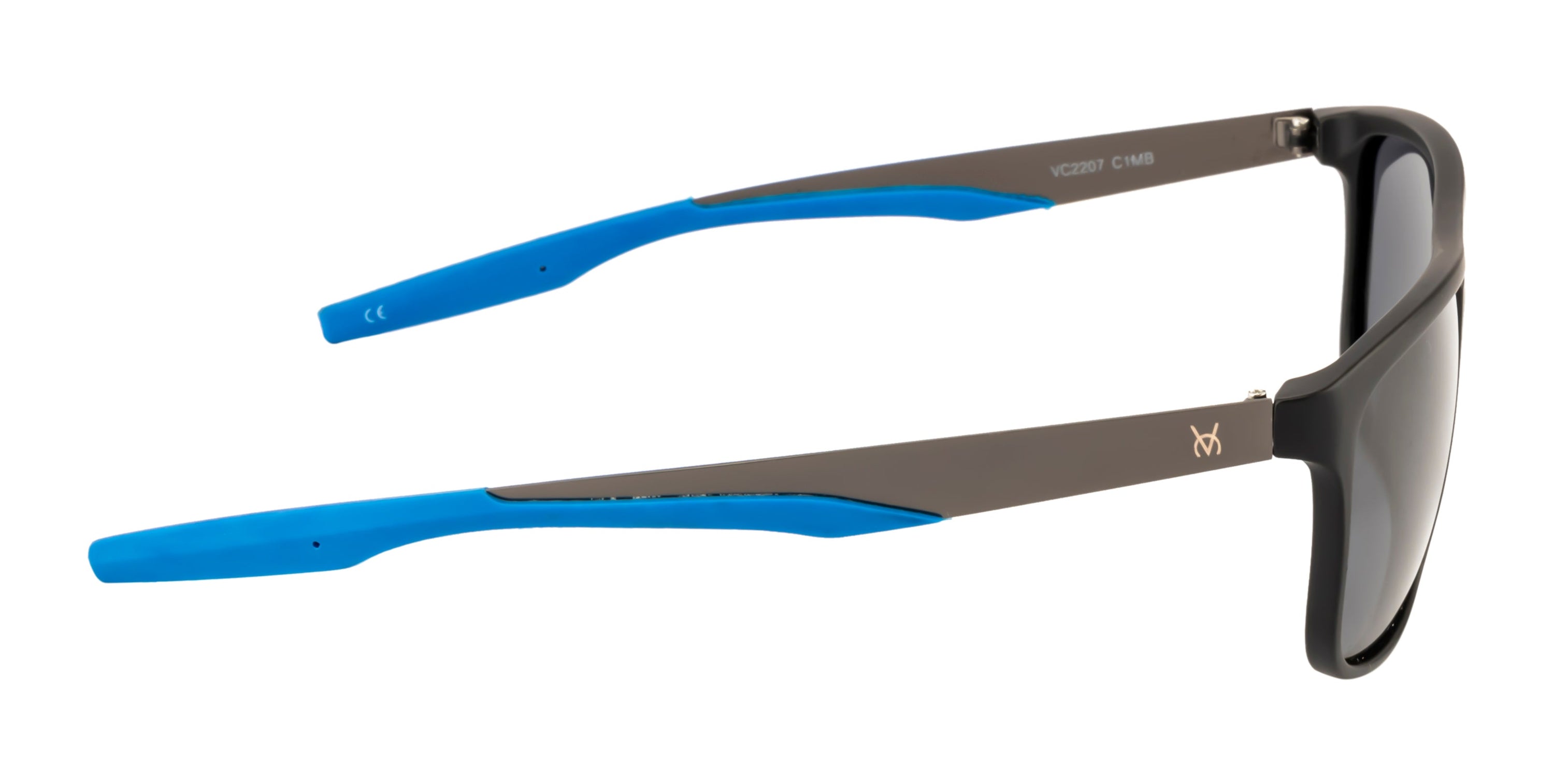 Velocity  Rectangular Dark Grey Series  POL Polarized Sunglasses for Men