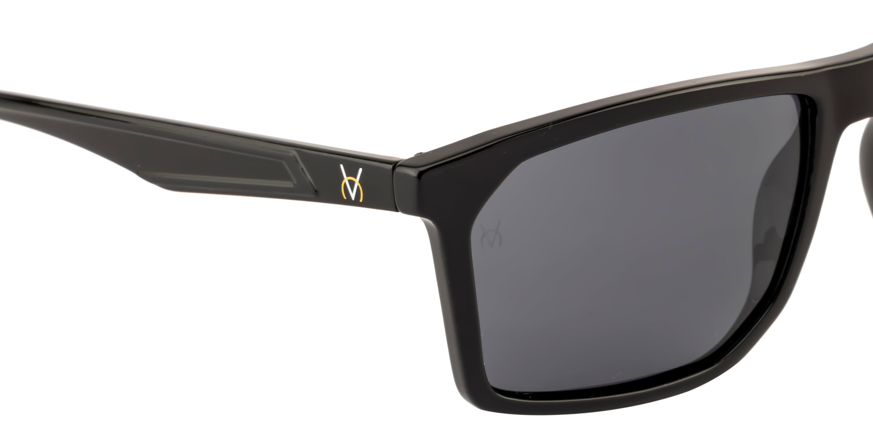 Velocity Polarized Rectangular Dark Grey Series POL Sunglasses for Men