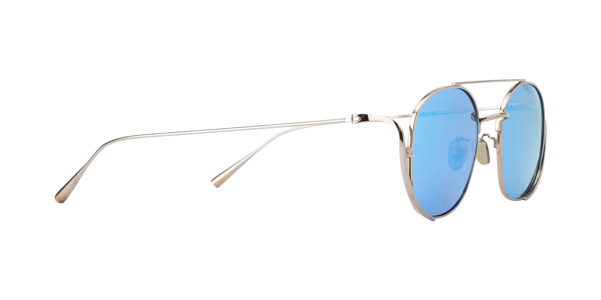 Velocity Optics Polarized 6262-M1 Silver Oval Sunglass