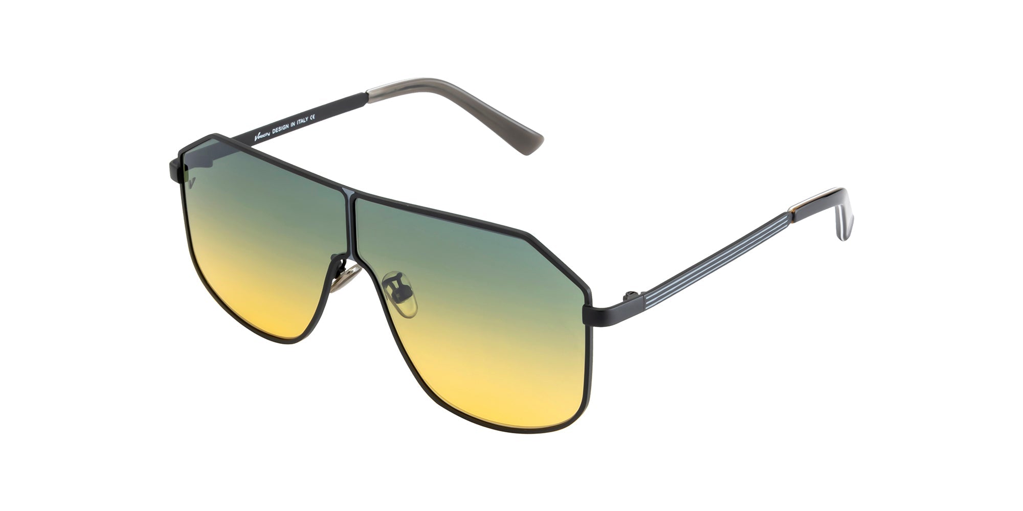 Velocity Polarized Aviator Square Sunglass