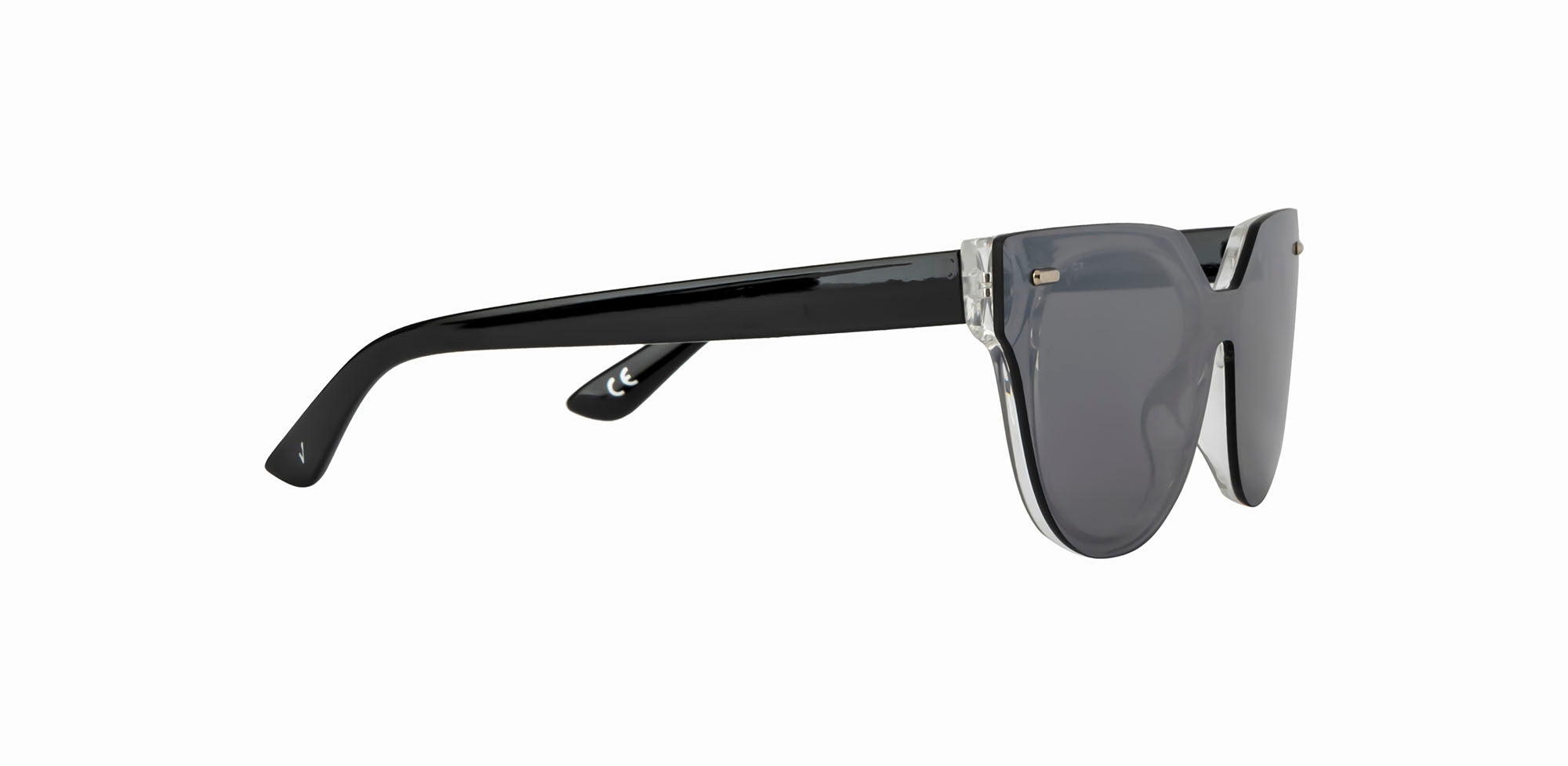Velocity Sunglasses 1981 Grey Oval Sunglass