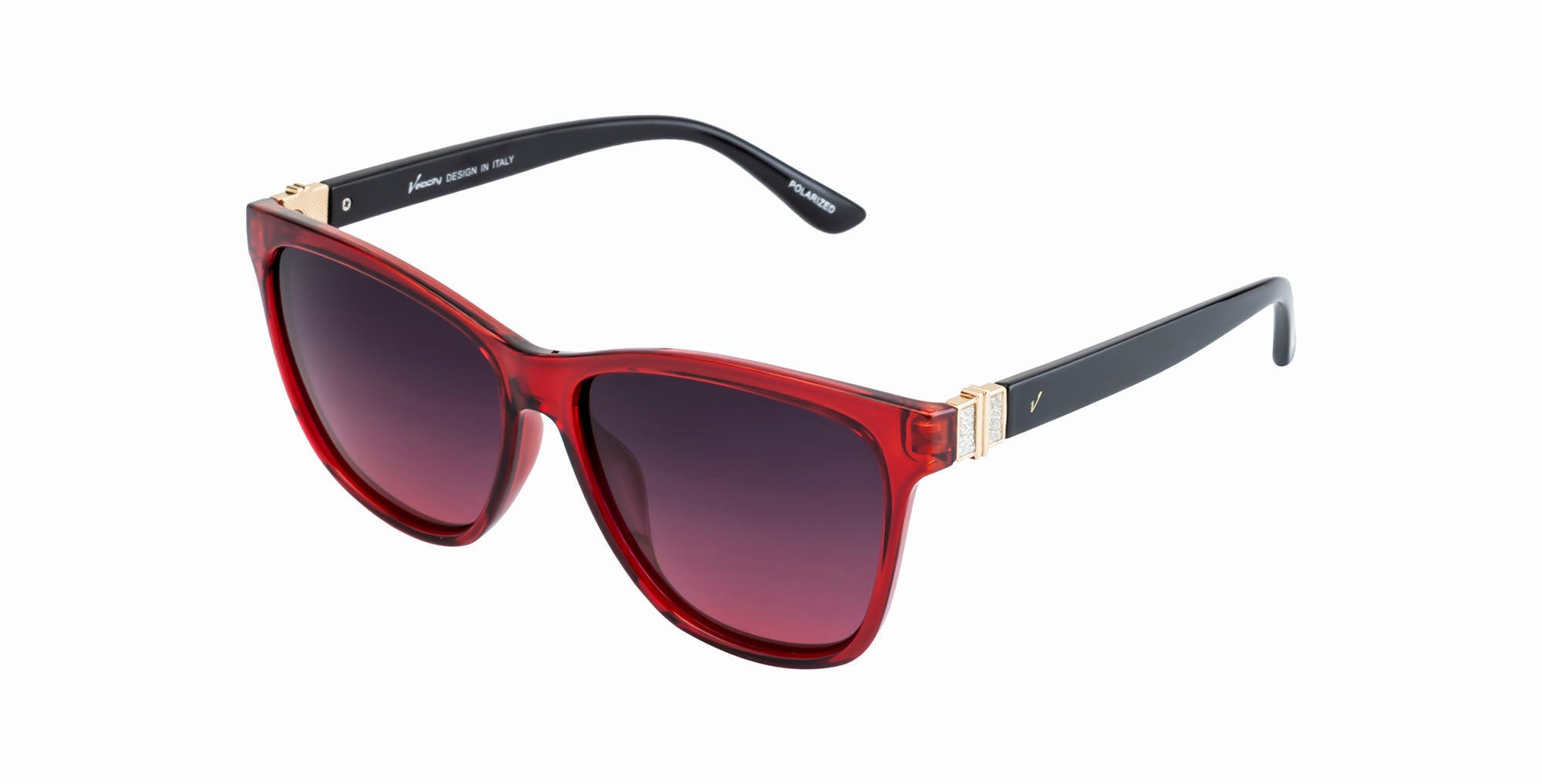 Velocity Sunglasses 1938 Red Square Sunglass