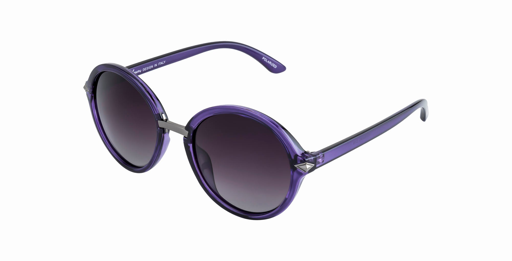 Velocity Sunglasses 1931 Purple Oval Sunglass