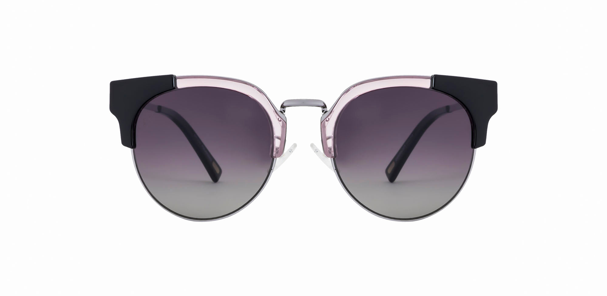 Velocity Sunglasses Silver Oval Sunglass