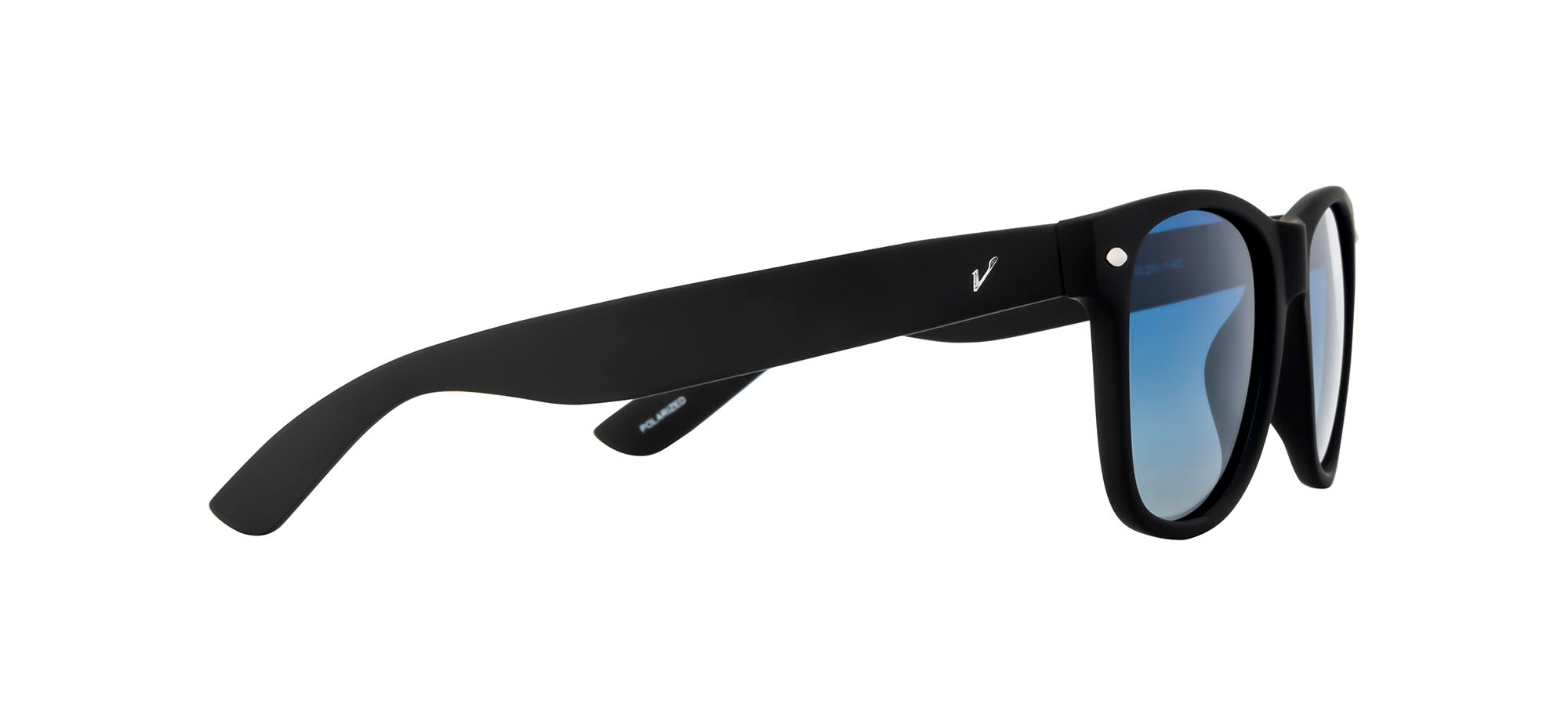 Velocity Sunglasses 1958 Shiny Black Square Sunglass