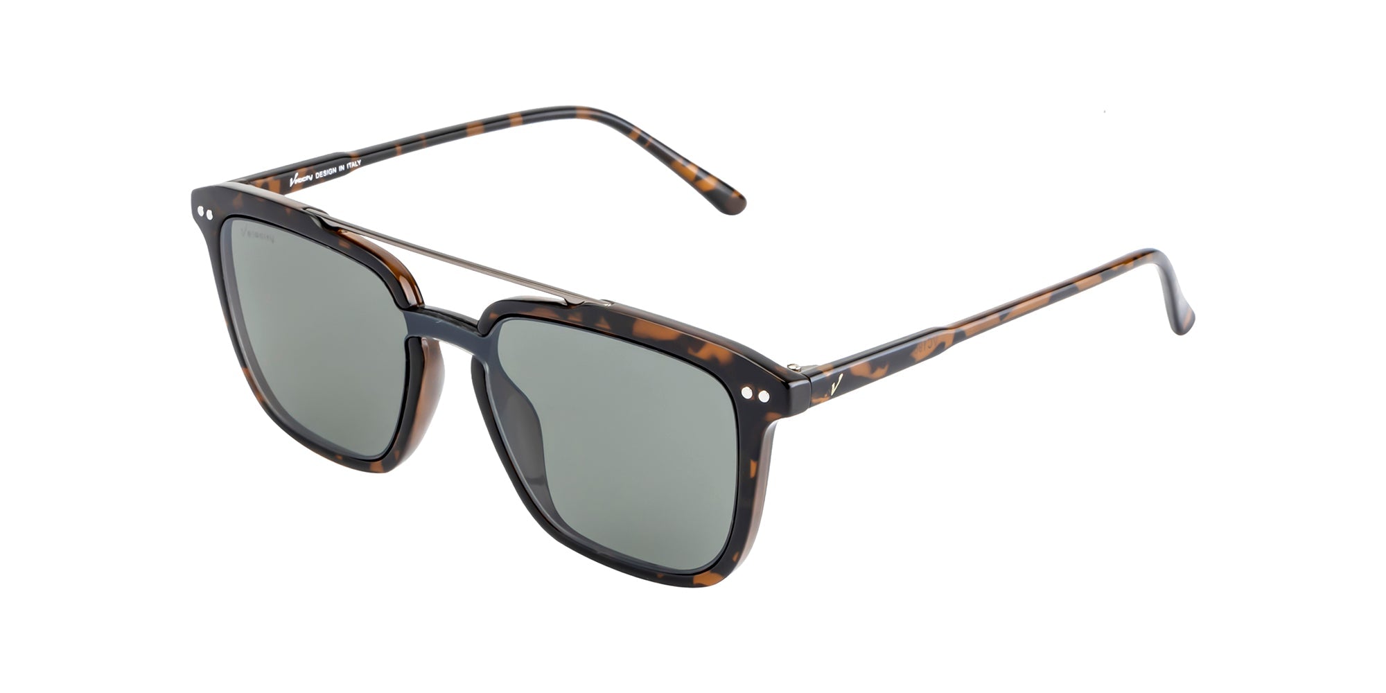 Velocity 1985 Dark Brown Square Sunglass