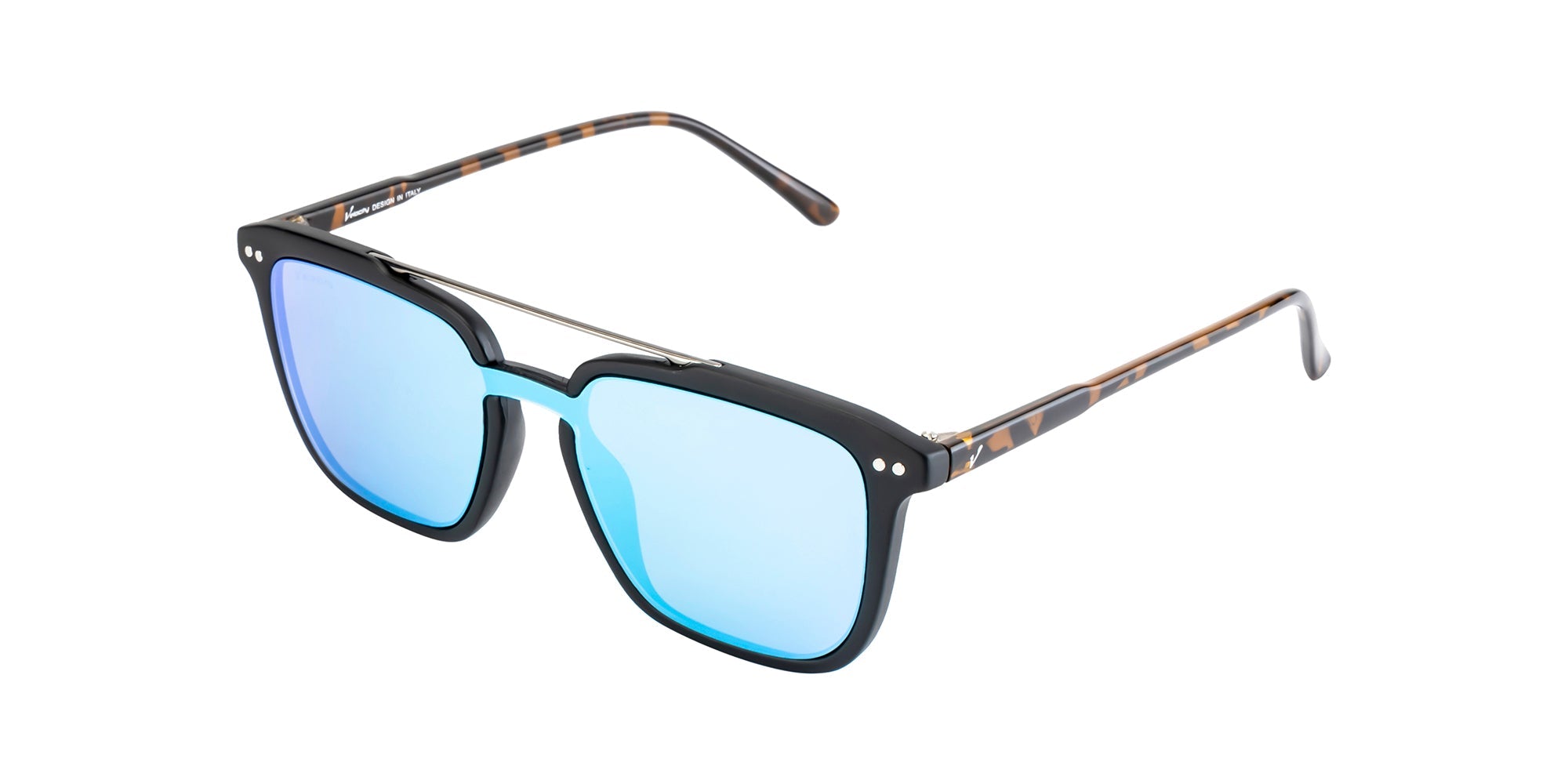 Velocity 1985 Black Square Sunglass