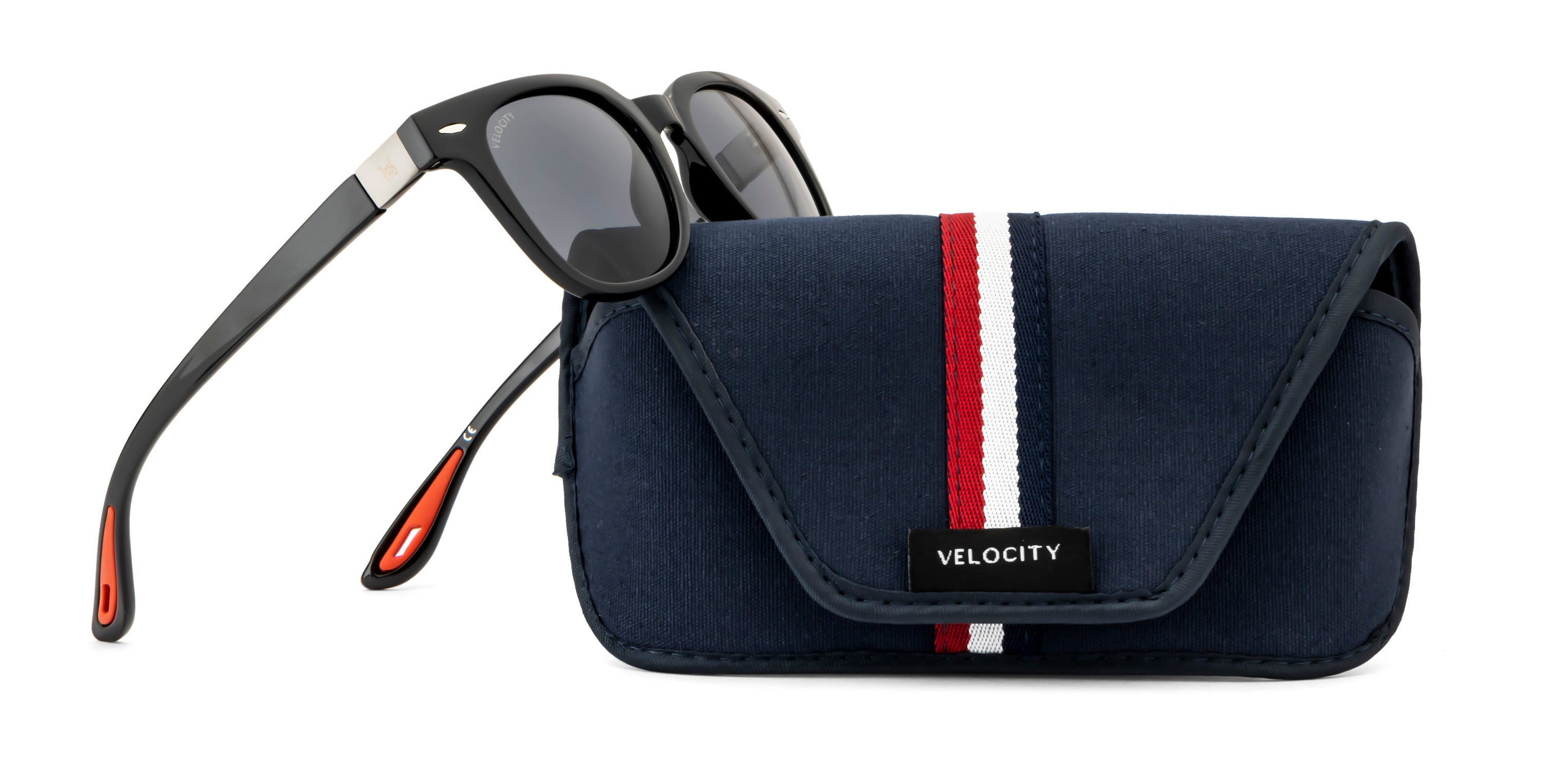 Velocity Full Rim Retro New Wayfarer Polarized Sunglass