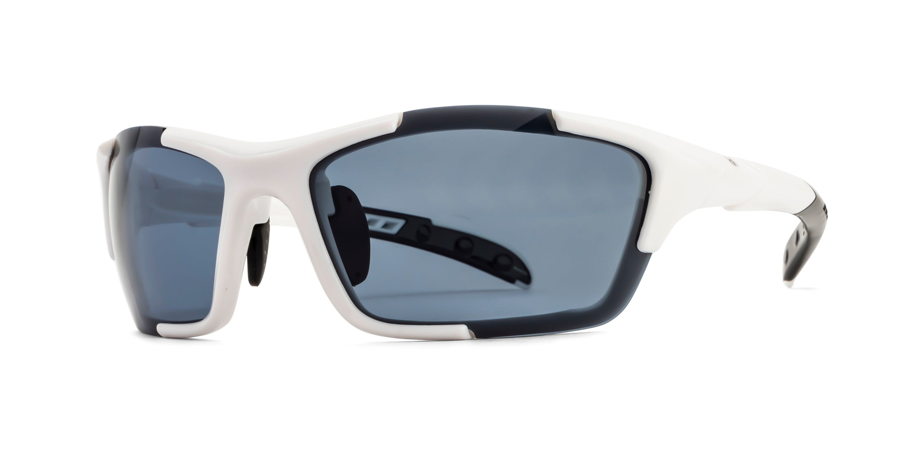 Velocity Men UV Protected - Polycarbonate Lens Sports Sunglass - VC2543IP/WHT-BLK