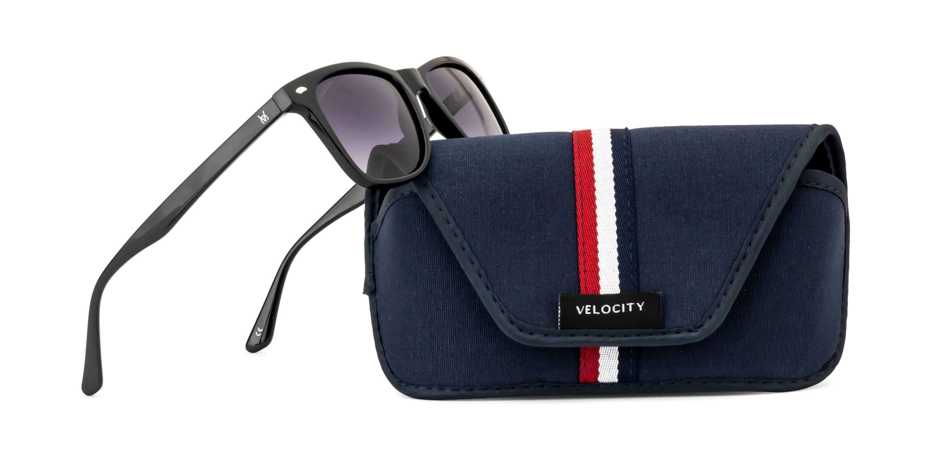 Velocity Full Rim Retro New Wayfarer Polarized Sunglass