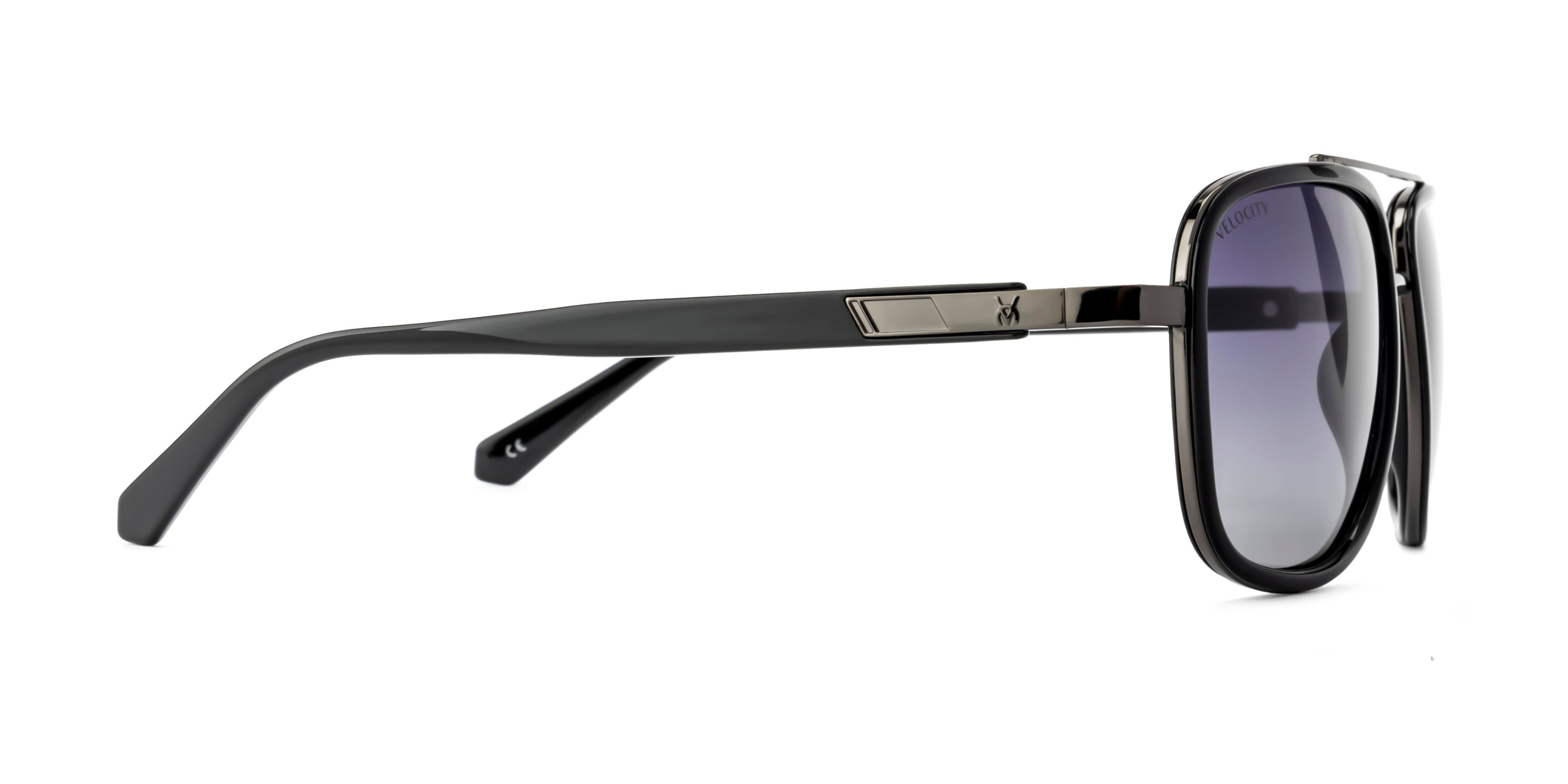 Velocity Full Rim Retro Polarized Sunglass