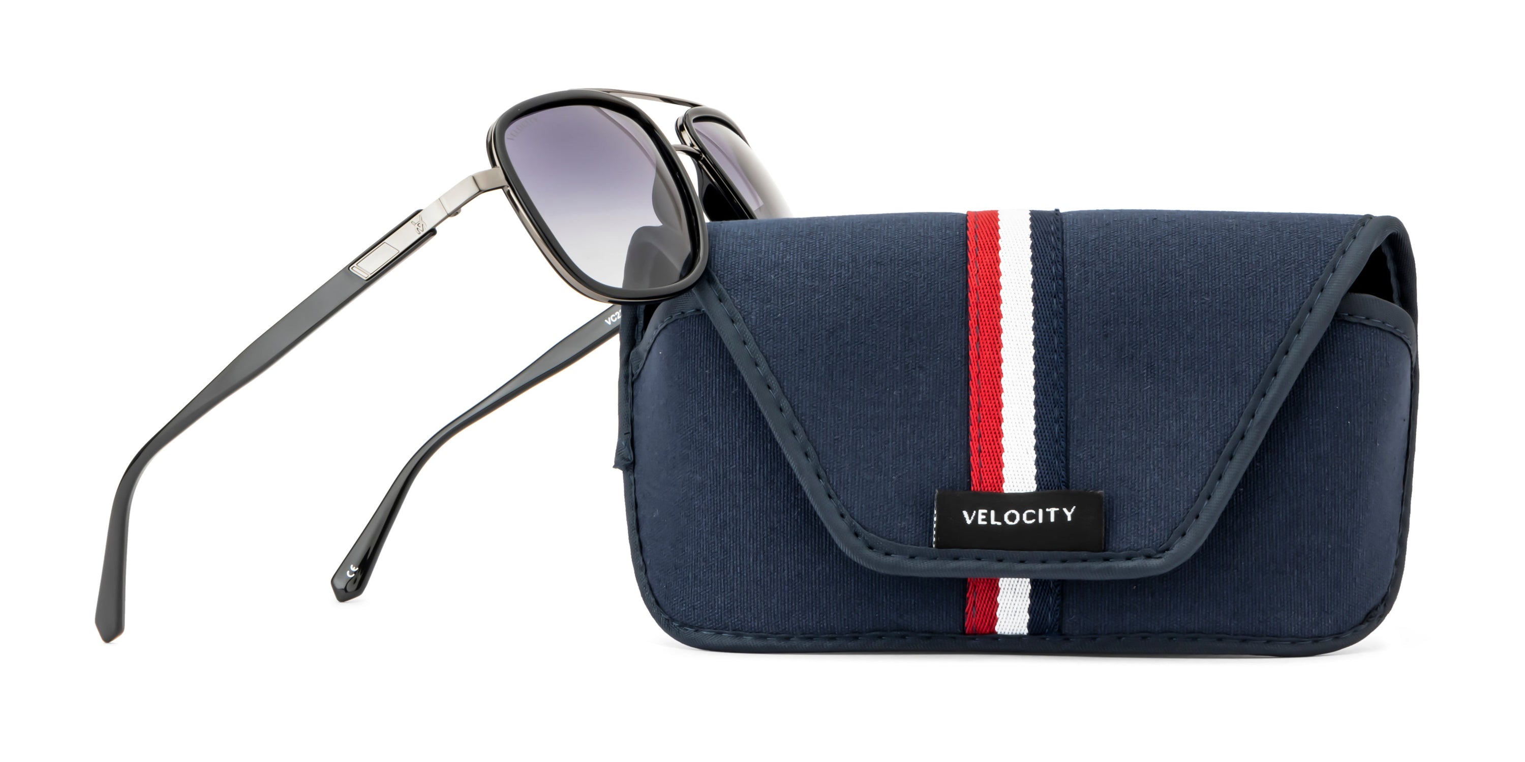 Velocity Full Rim Retro Polarized Sunglass