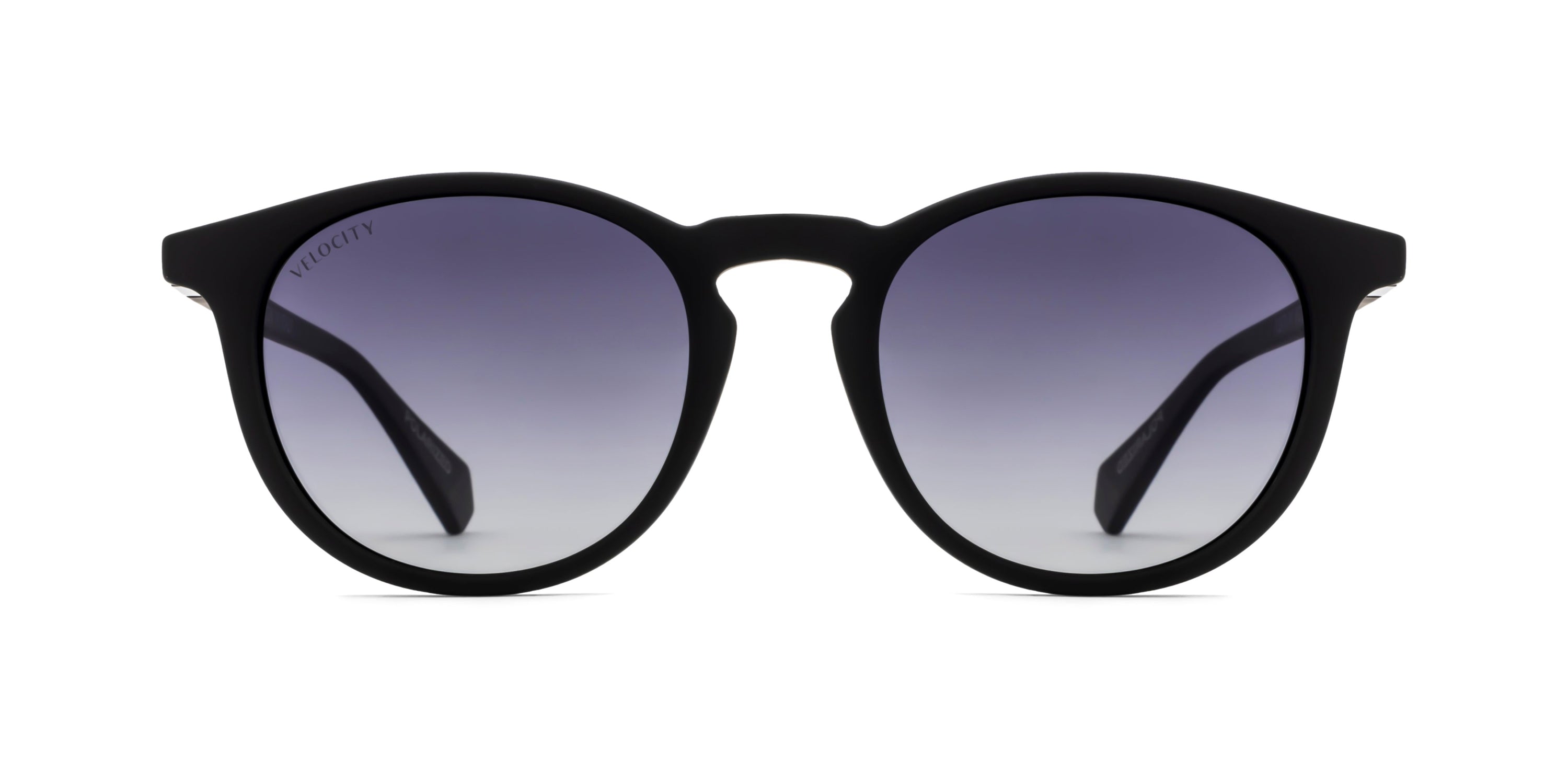 Velocity Full Rim Retro Round Polarized Sunglass