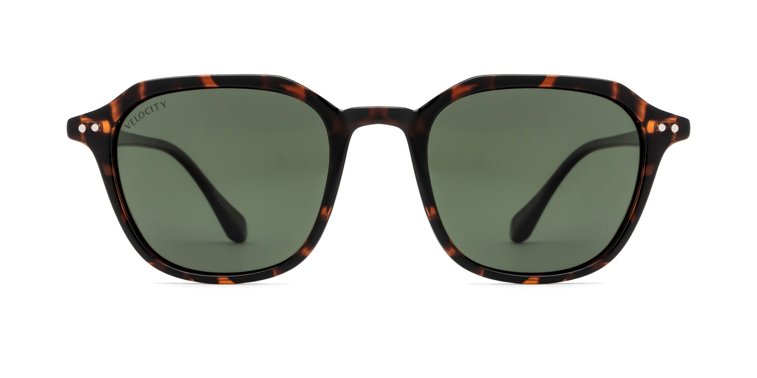 Velocity Full Rim Retro Wayfarer Polarized Sunglass