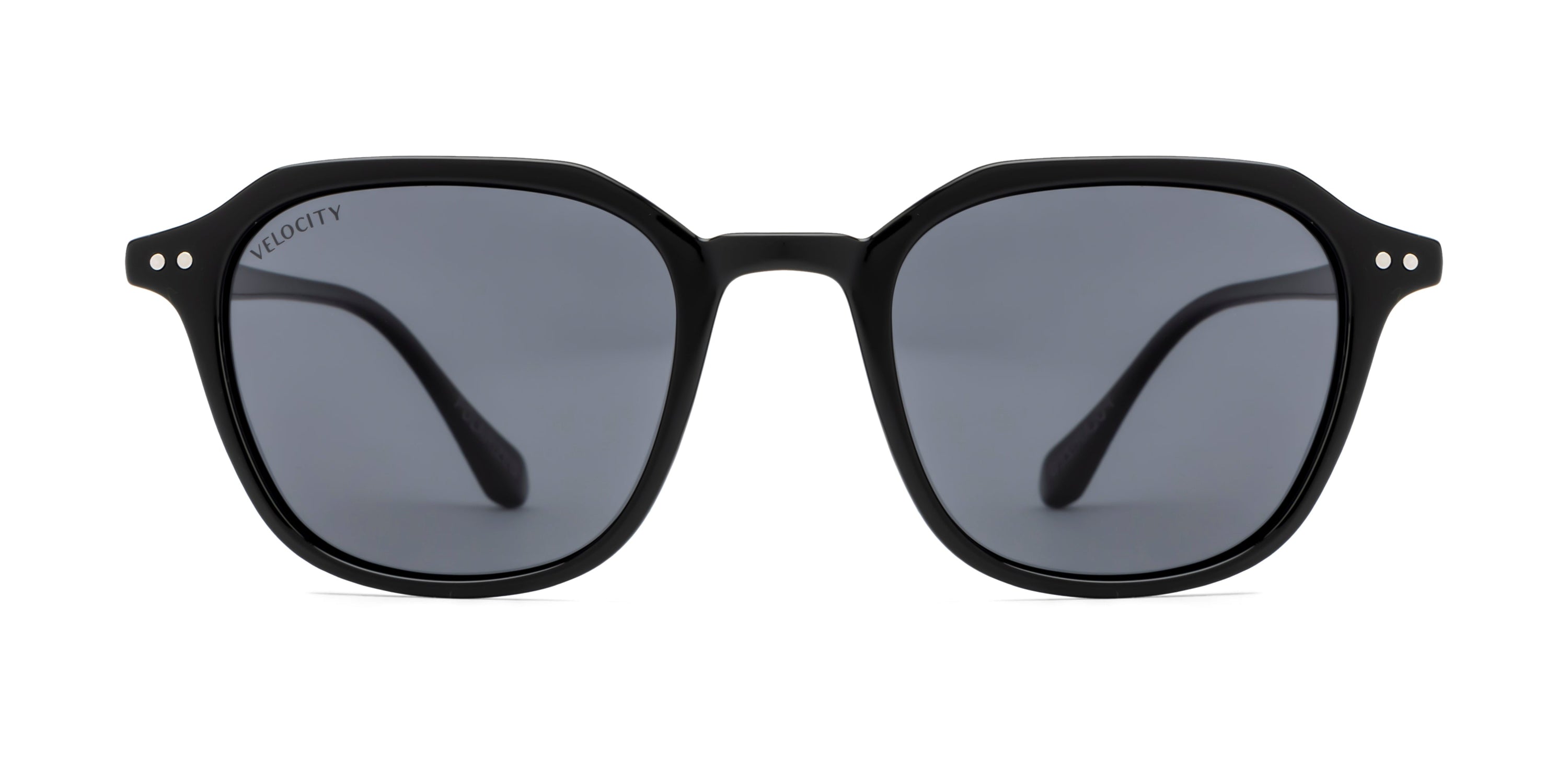 Velocity Full Rim Retro Wayfarer Polarized Sunglass