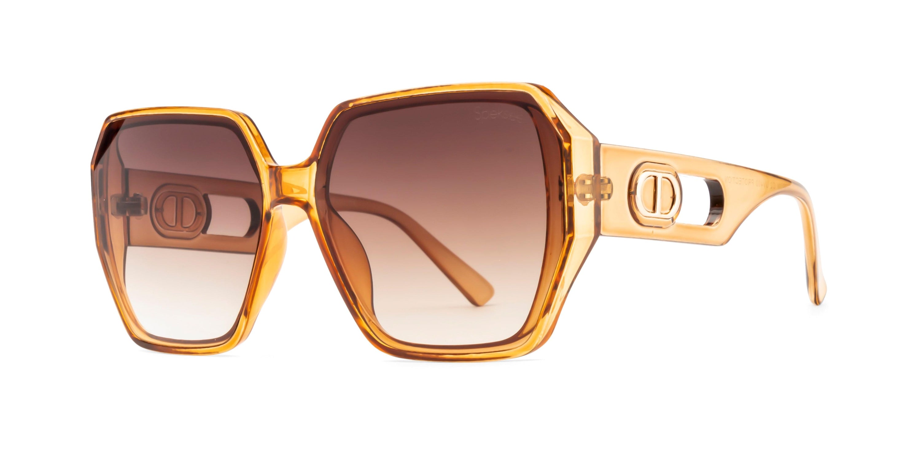 Speksee Full Rim Retro Rectangle Sunglass