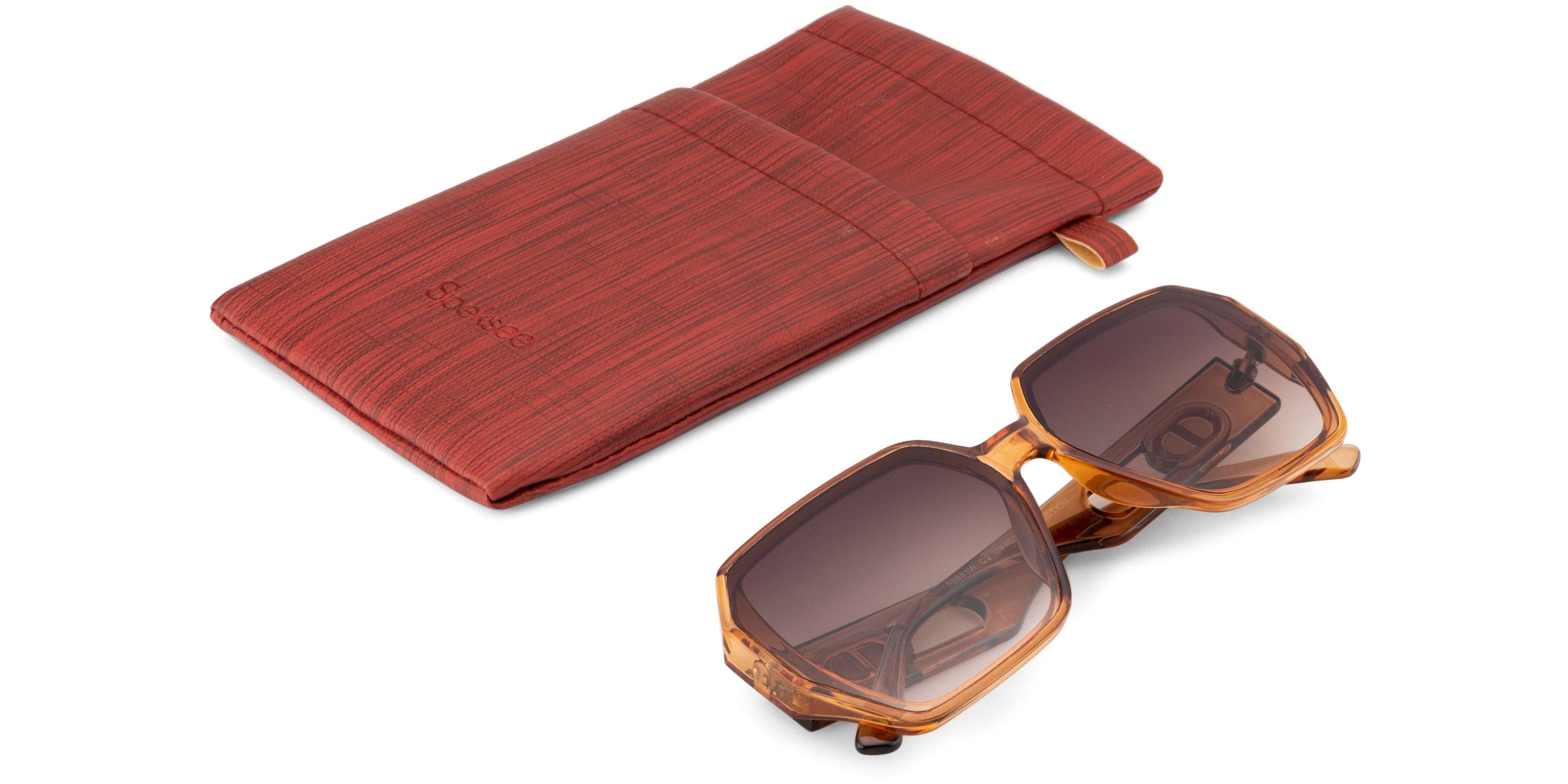 Speksee Full Rim Retro Rectangle Sunglass