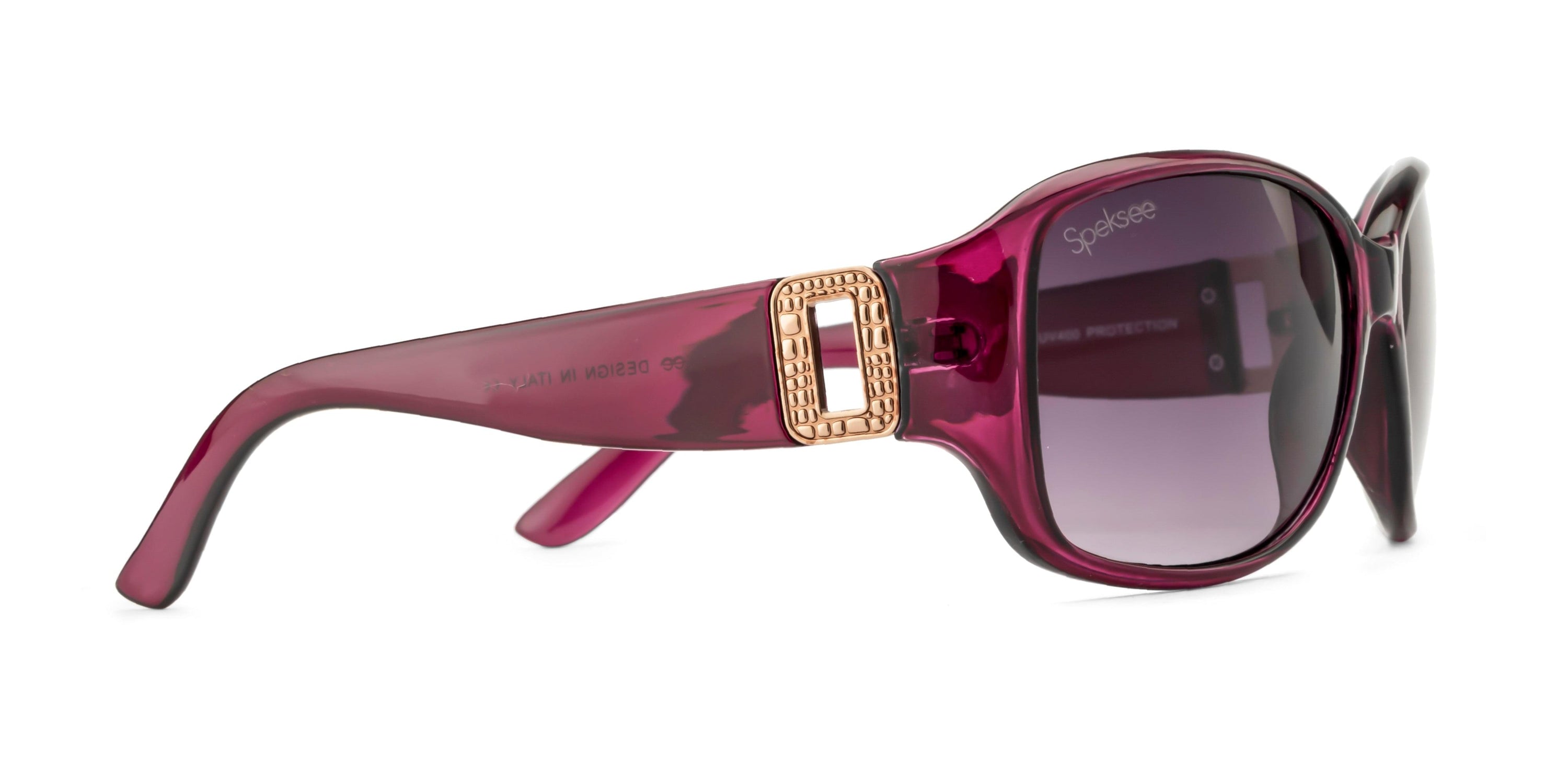 Speksee Full Rim Retro Rectangle Sunglass