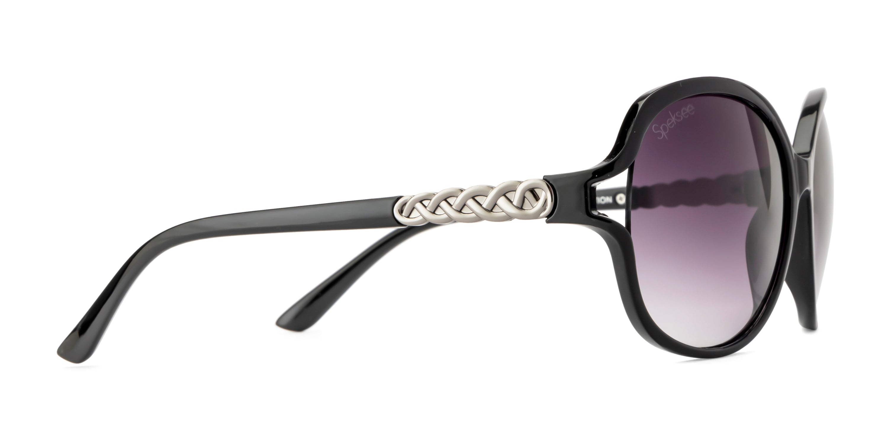 Speksee Full Rim Retro Round Sunglass