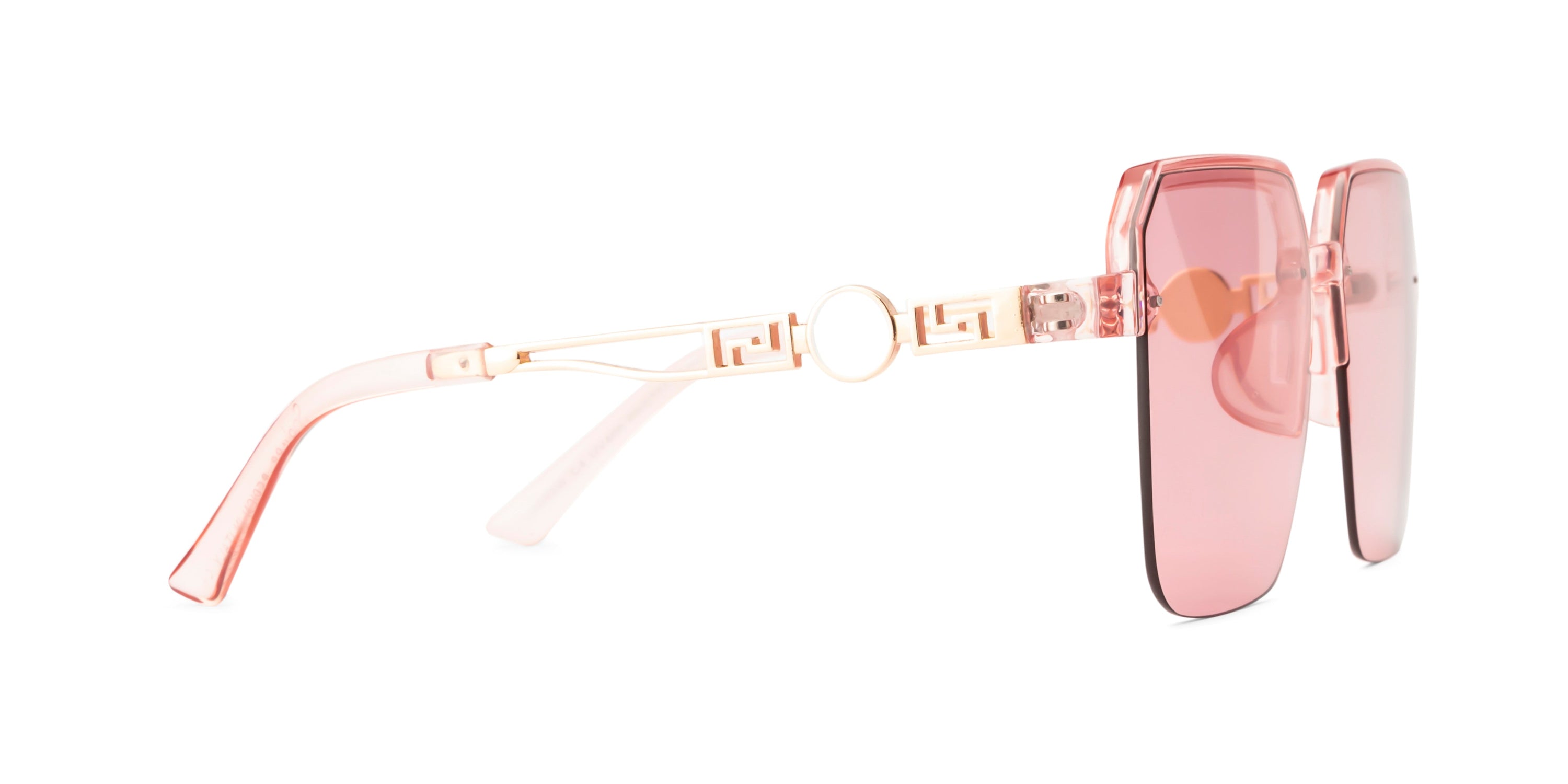 Speksee Half Rim Retro Square Sunglass
