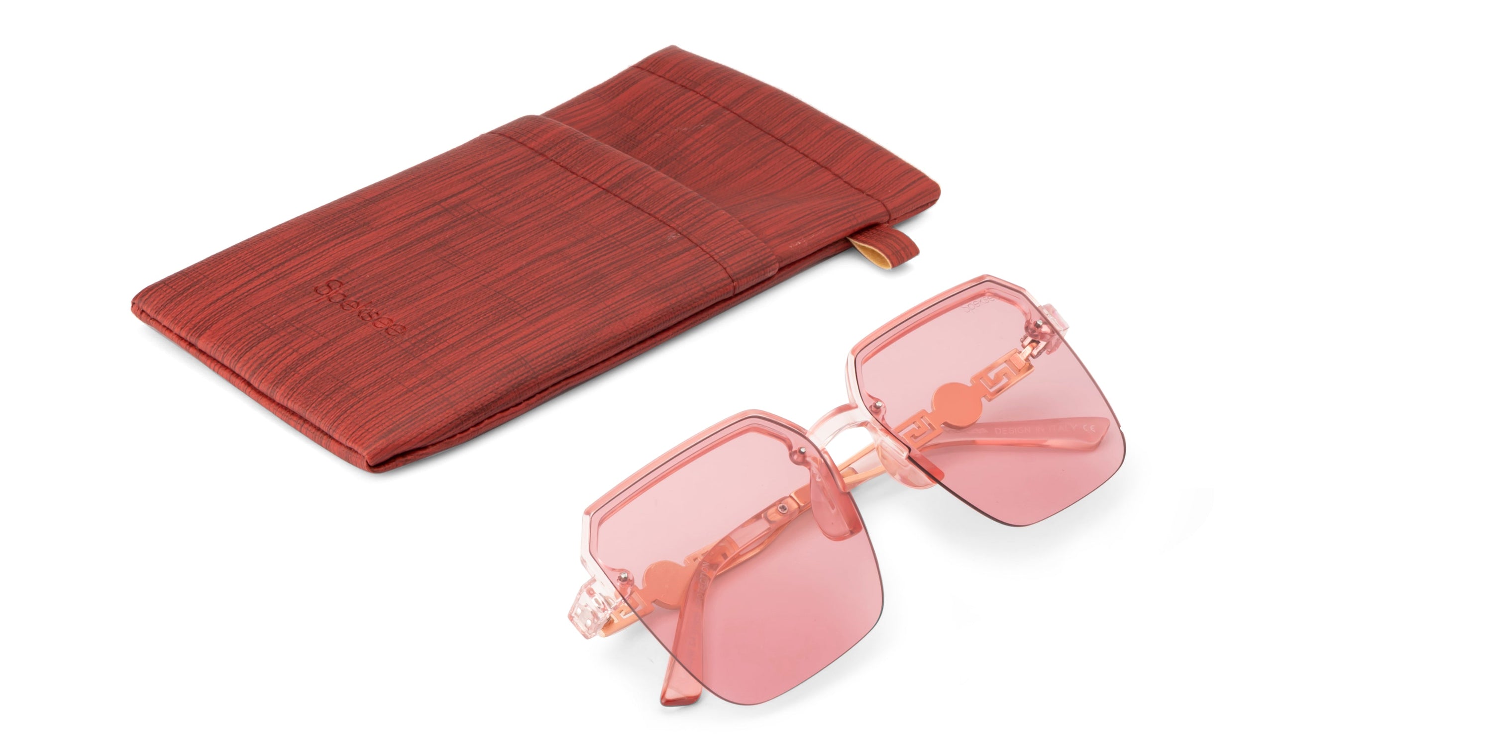 Speksee Half Rim Retro Square Sunglass