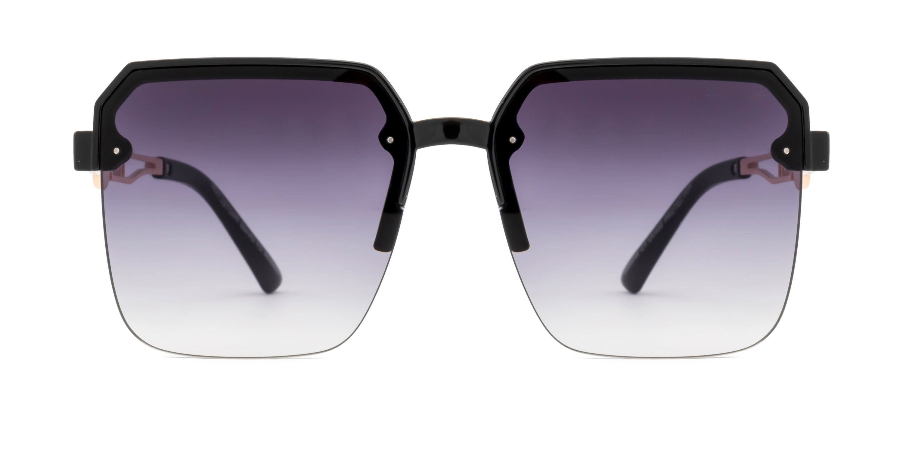 Speksee Half Rim Retro Square Sunglass