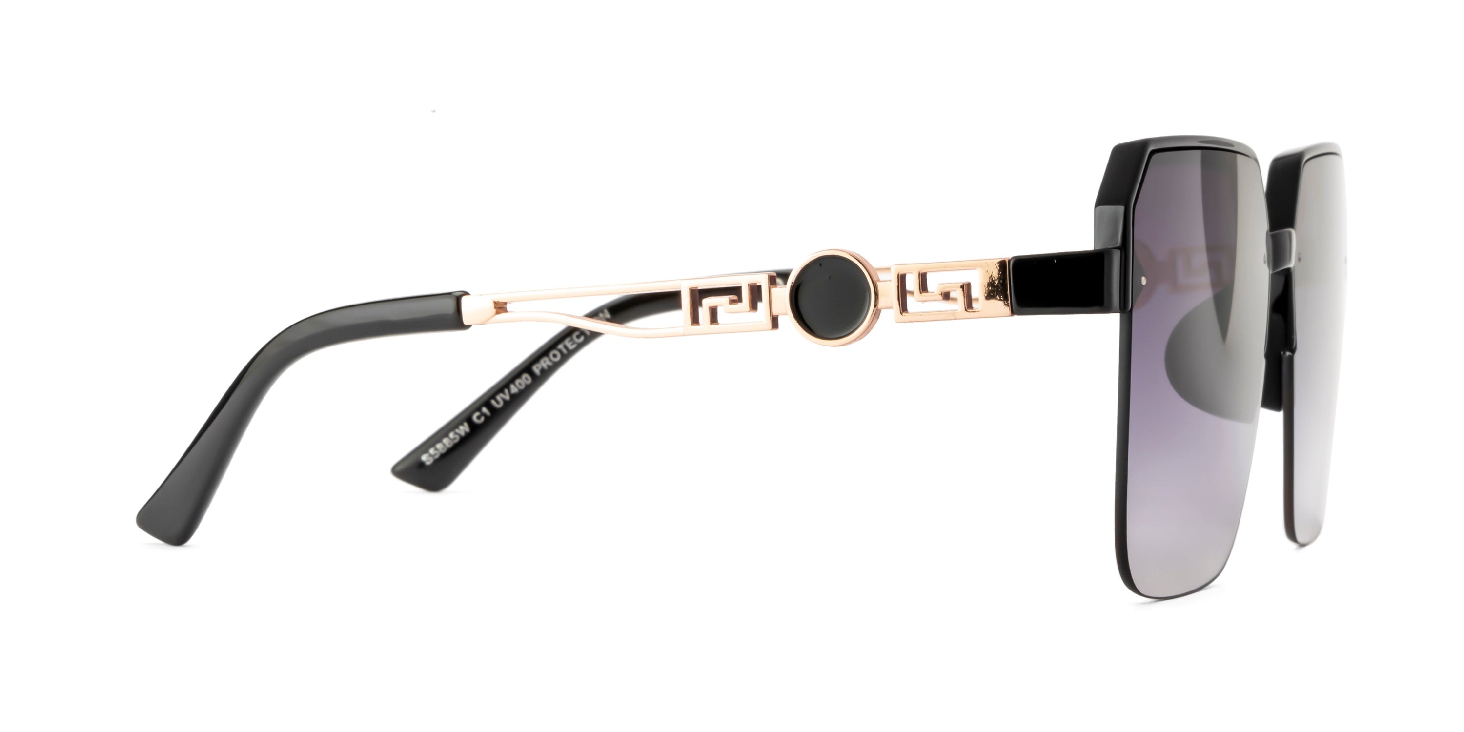 Speksee Half Rim Retro Square Sunglass