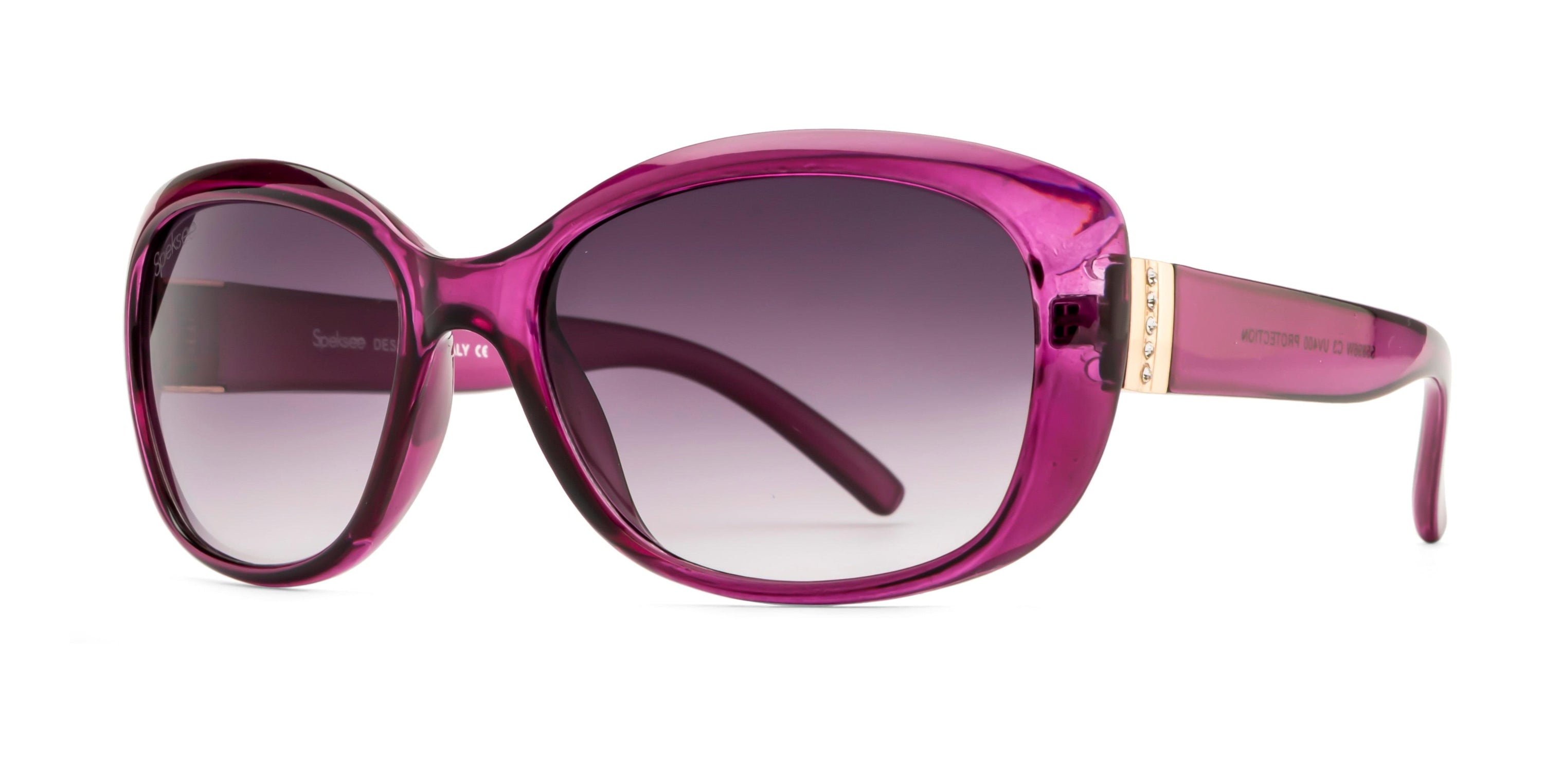 Speksee Full Rim Retro Rectangle Sunglass