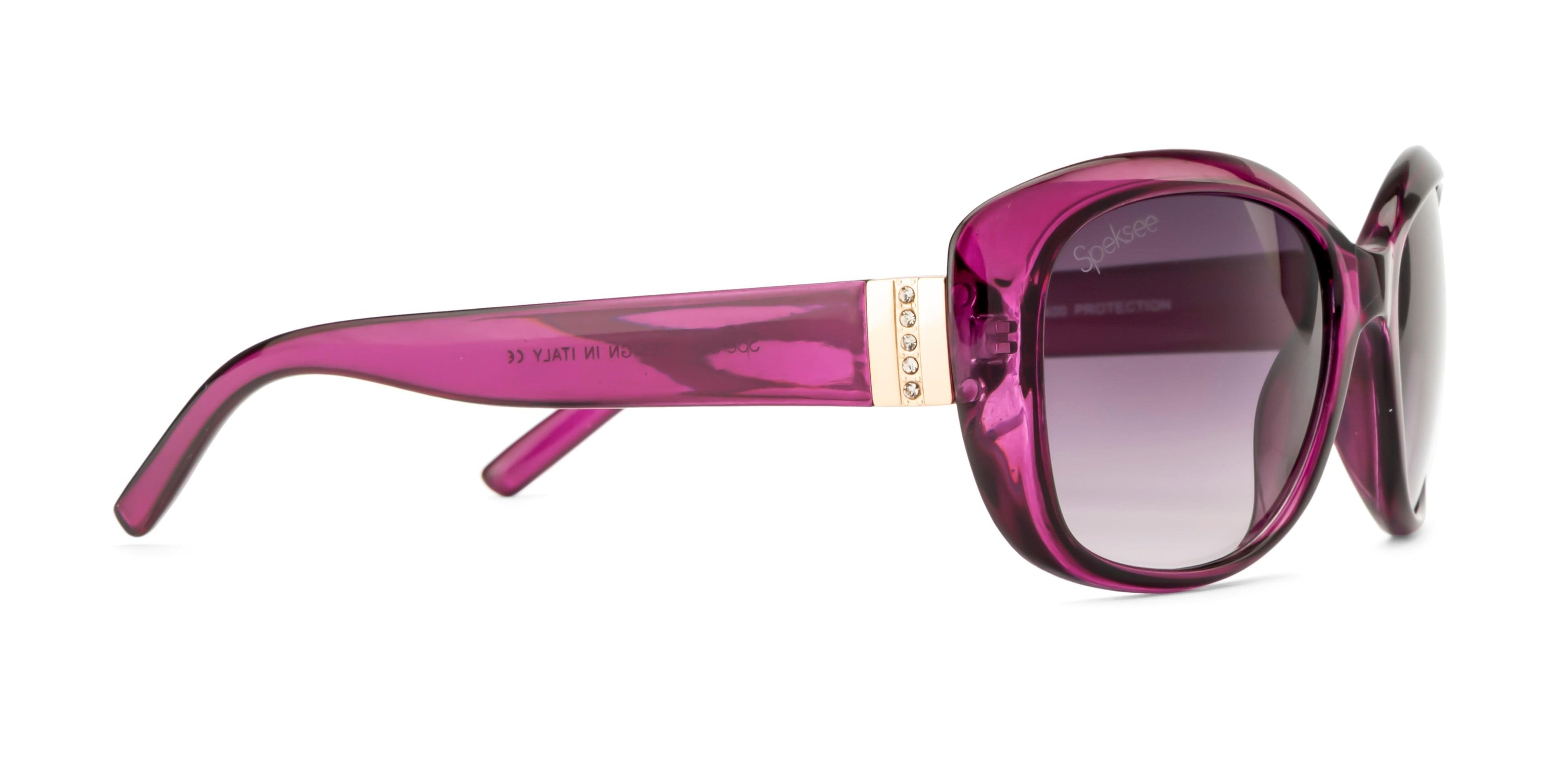 Speksee Full Rim Retro Rectangle Sunglass