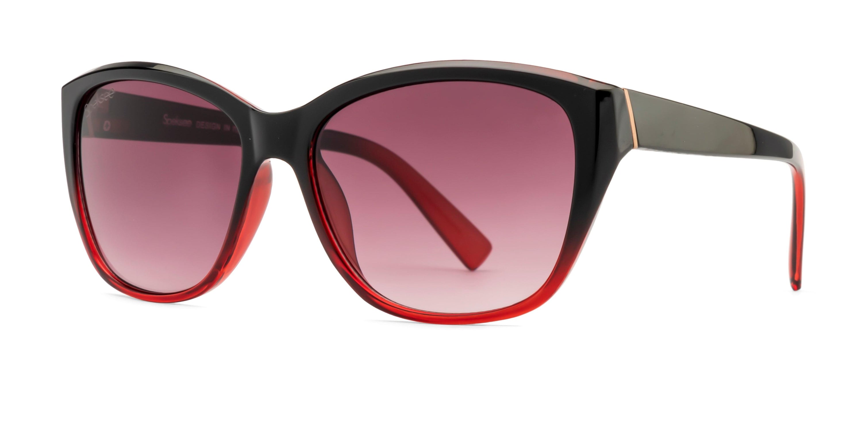 Speksee Full Rim Retro Rectangle Sunglass