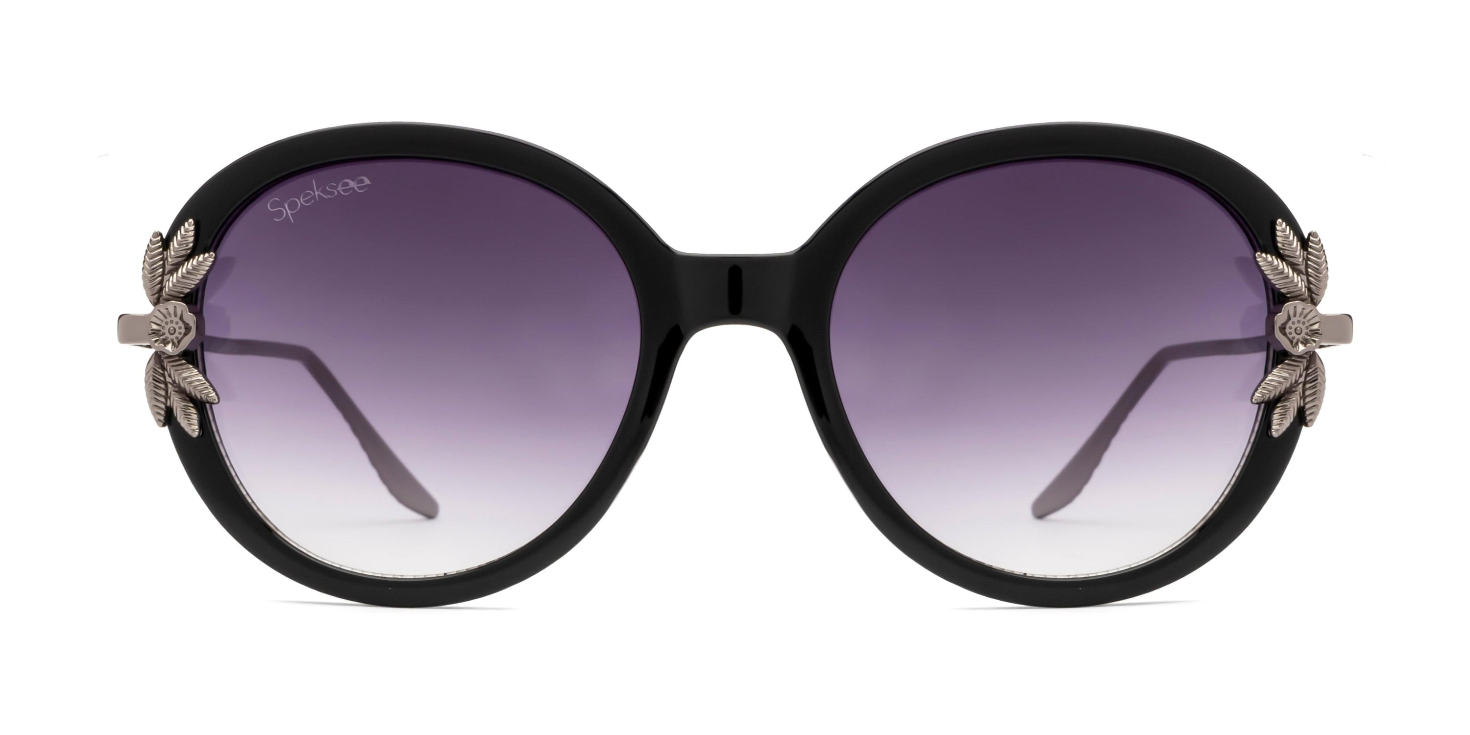 Speksee Full Rim Retro Round Sunglass