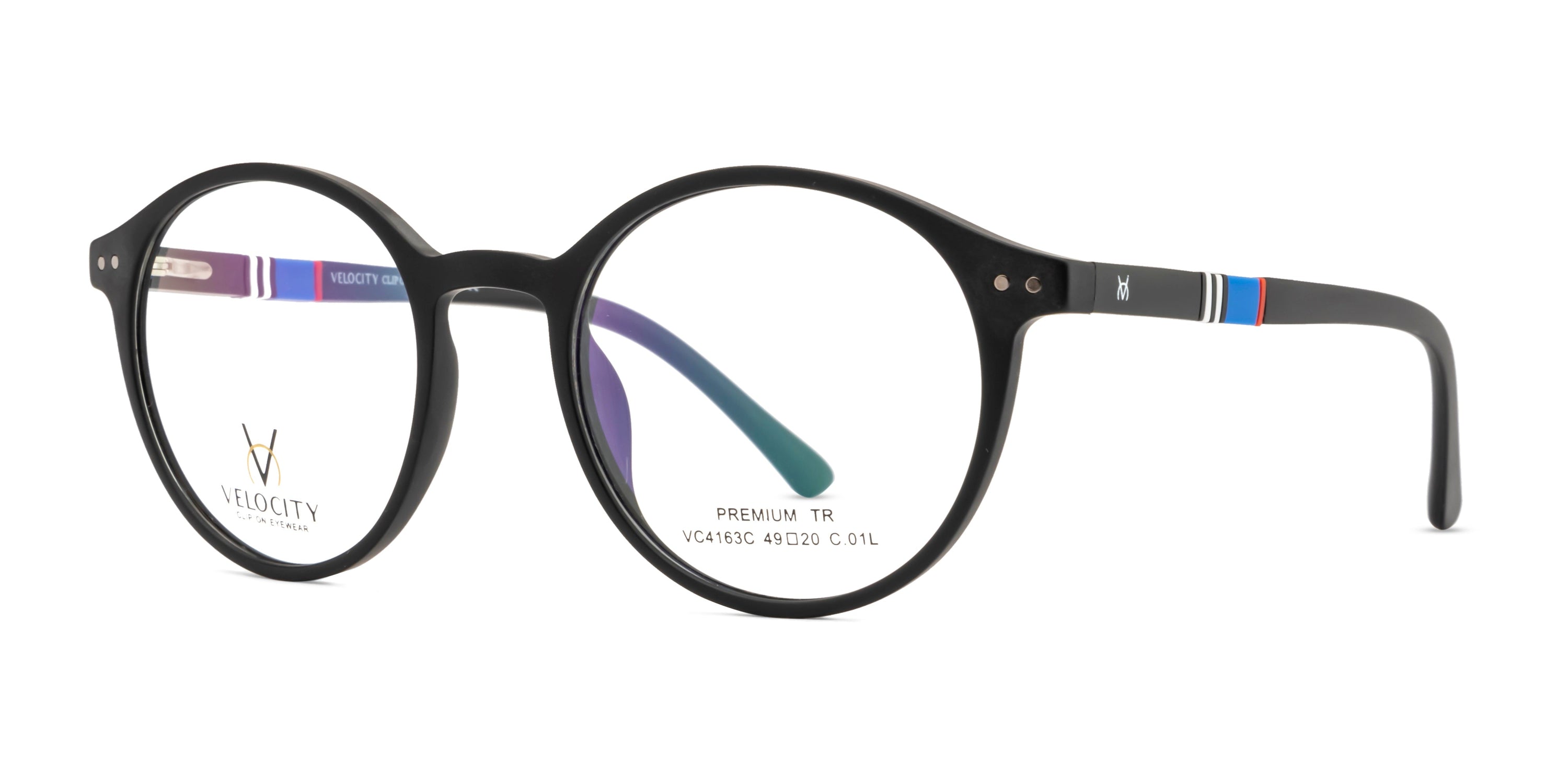 Velocity Magnetic Clip-On Sunglasses with Polarized Lens