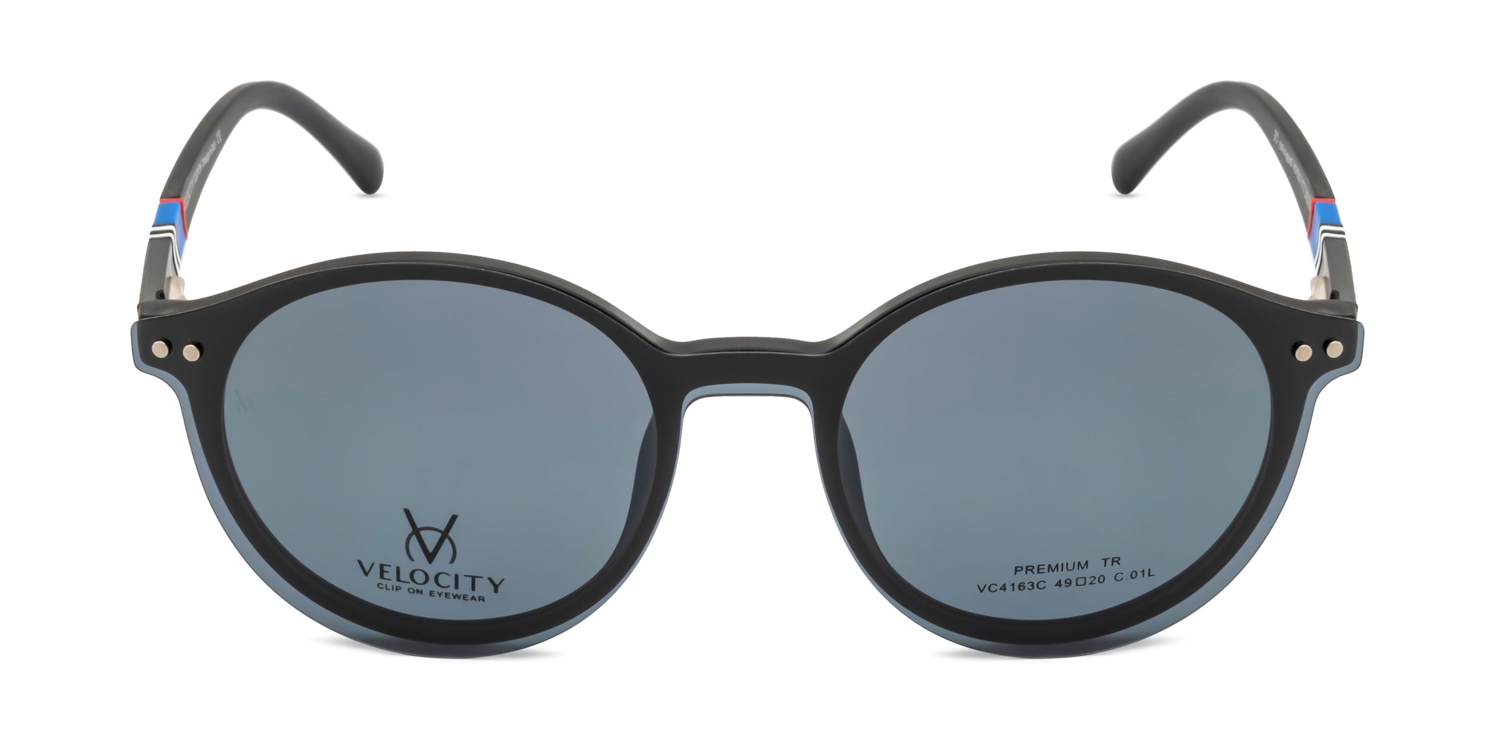 Velocity Magnetic Clip-On Sunglasses with Polarized Lens