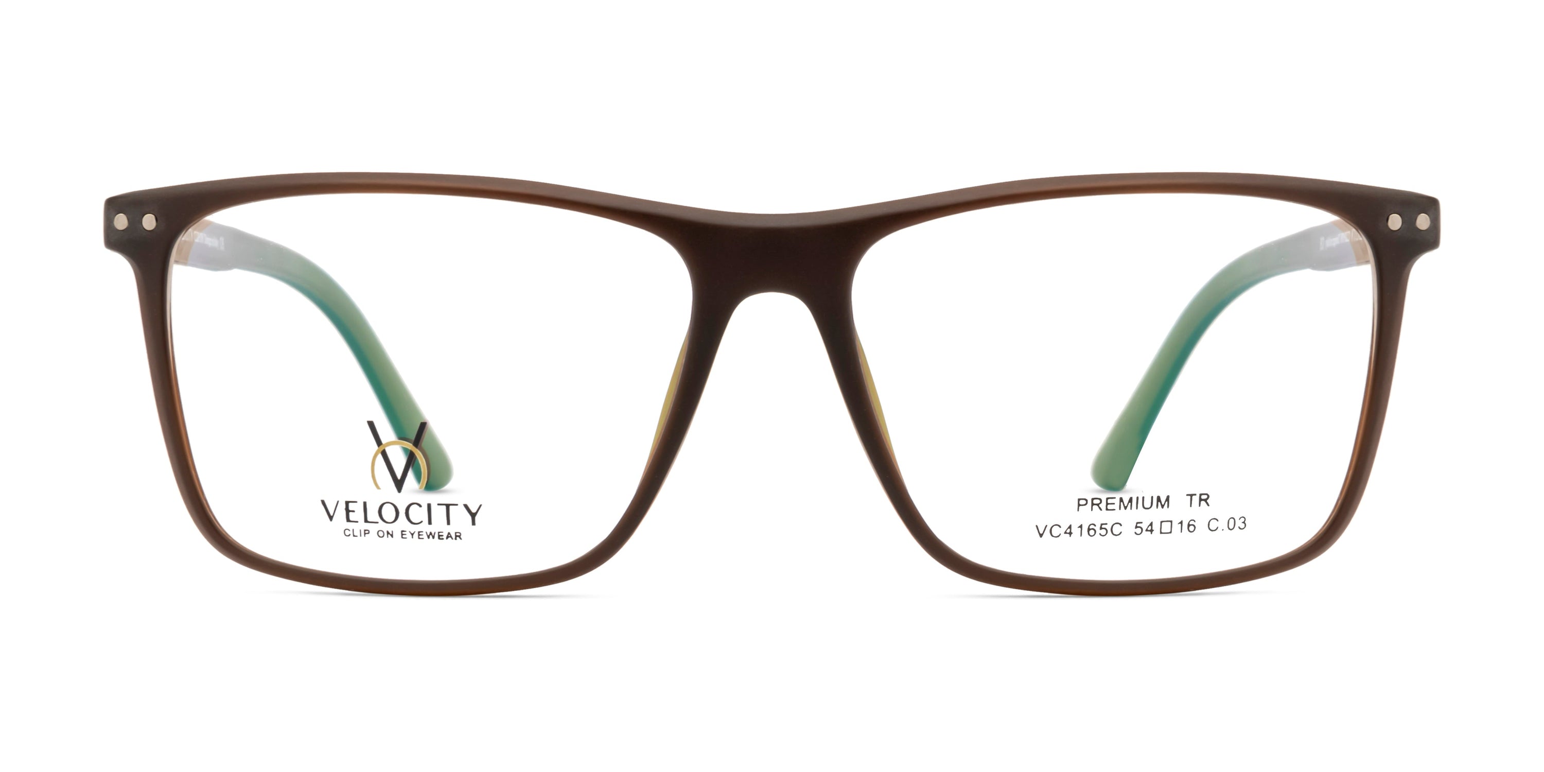 Velocity Magnetic Clip-On Sunglasses with Polarized Lens