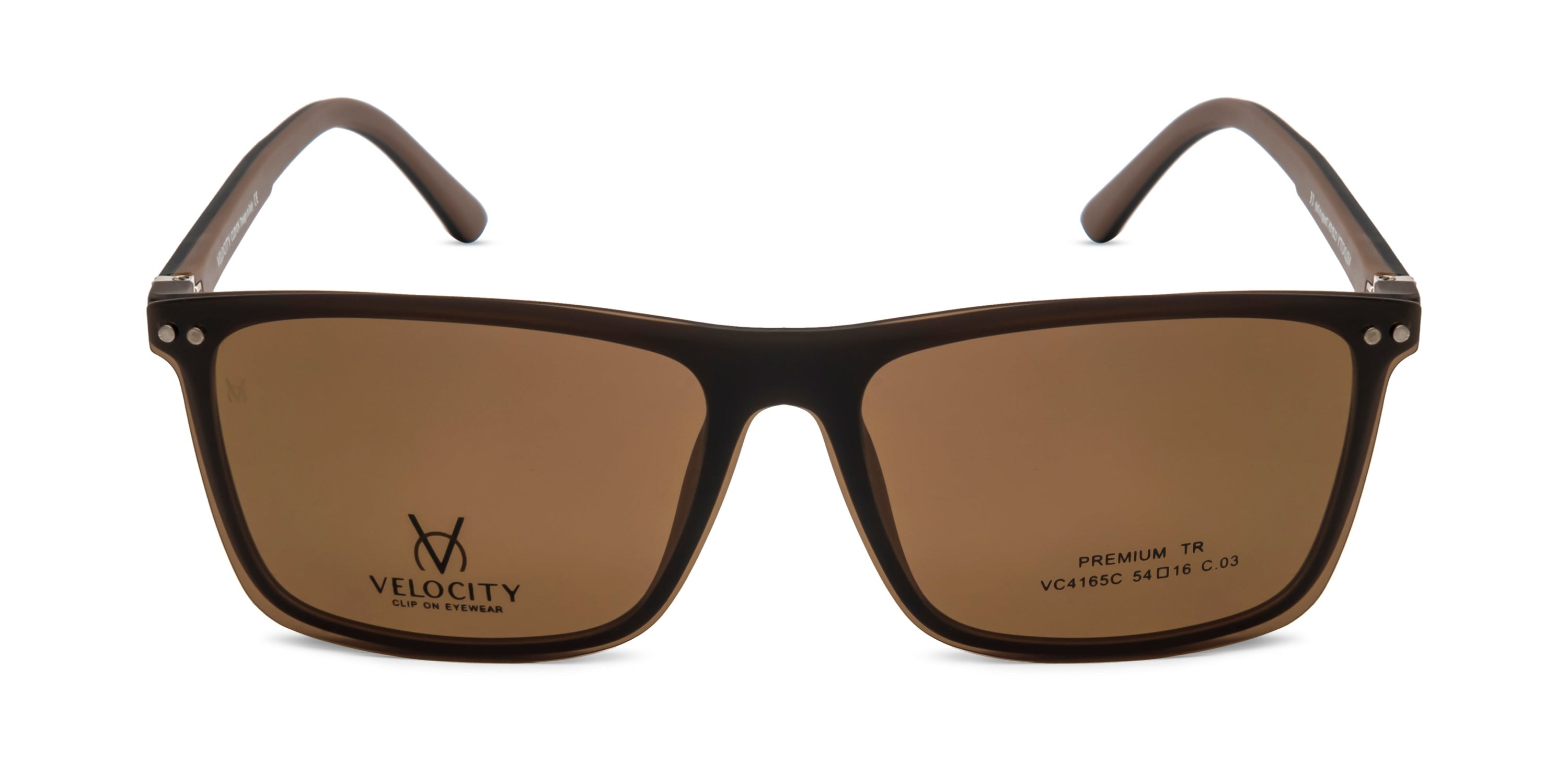 Velocity Magnetic Clip-On Sunglasses with Polarized Lens