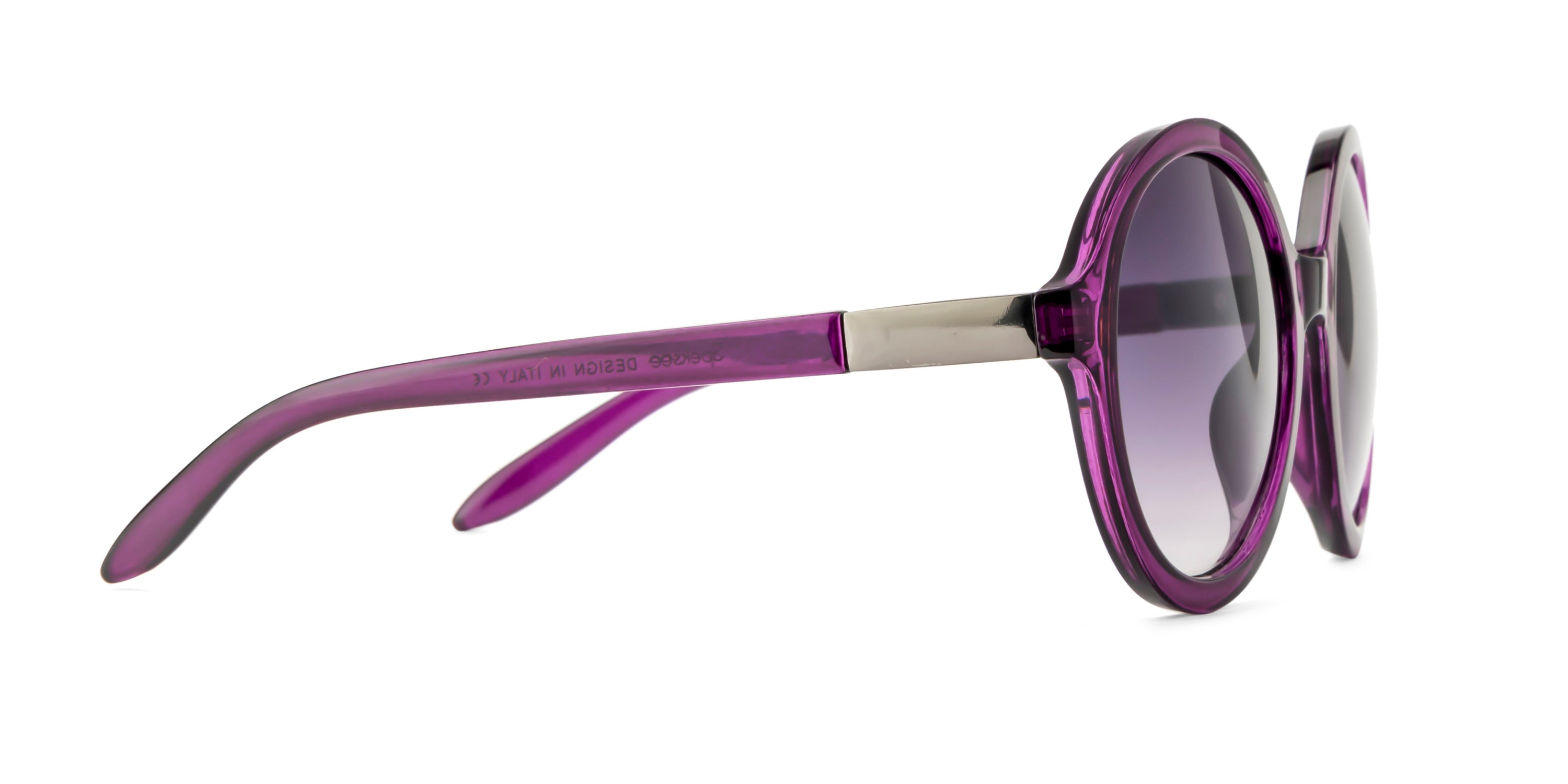 Speksee Full Rim Retro Round Sunglass